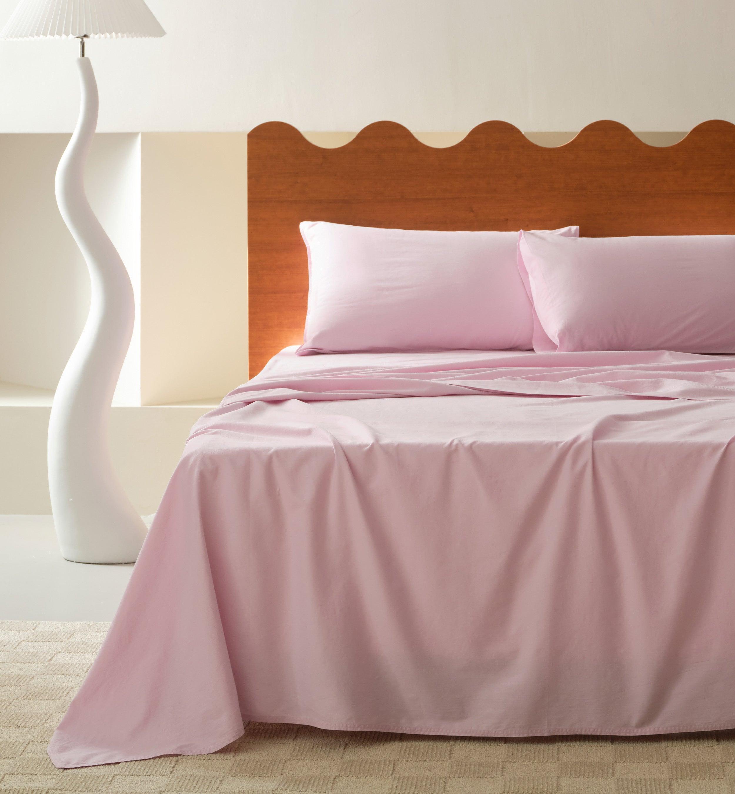 Organic Cotton Sheet Set - Double Stitch By Bedsure