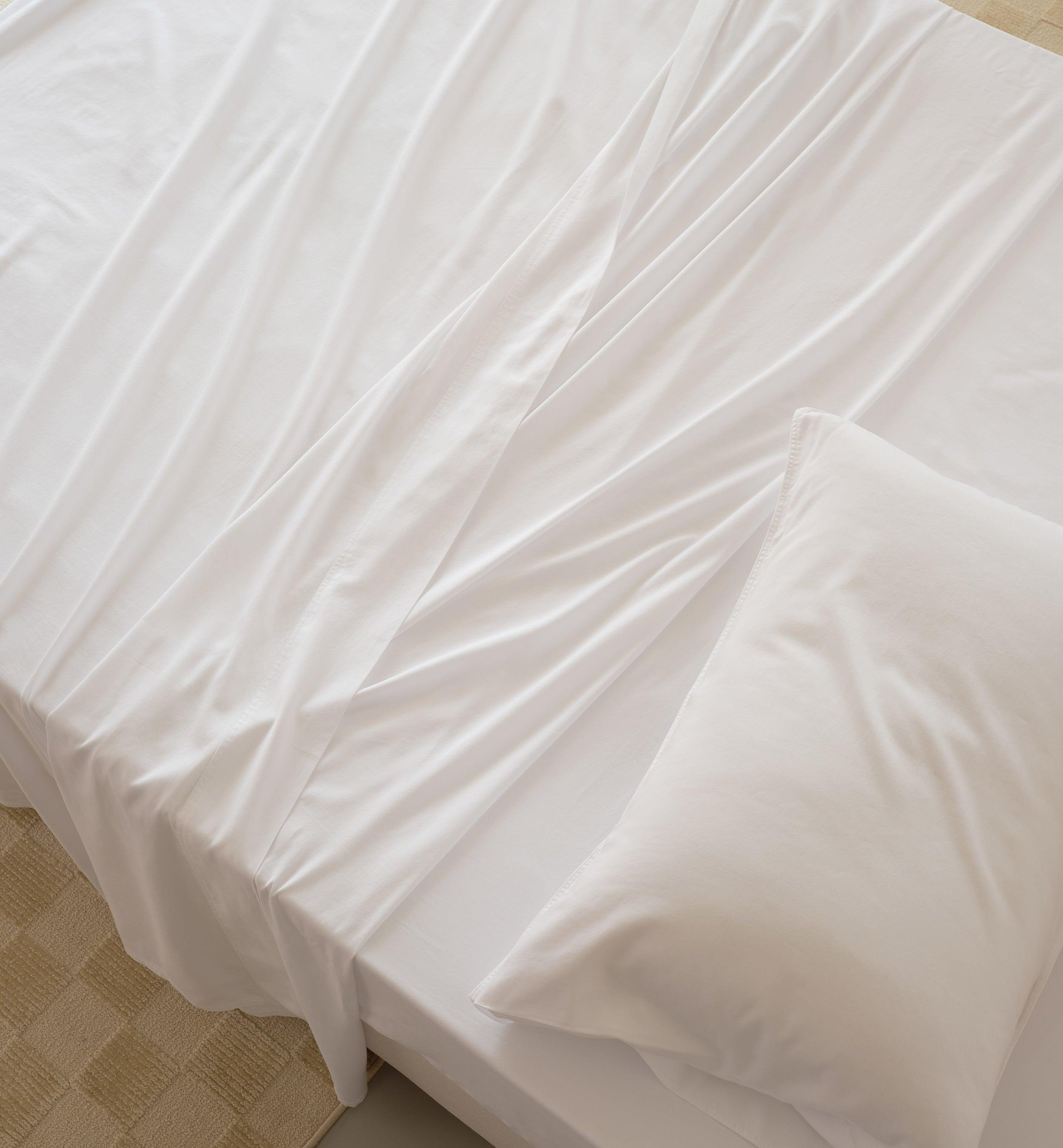 Cotton TENCEL™ Sateen Sheet Set - Double Stitch By Bedsure