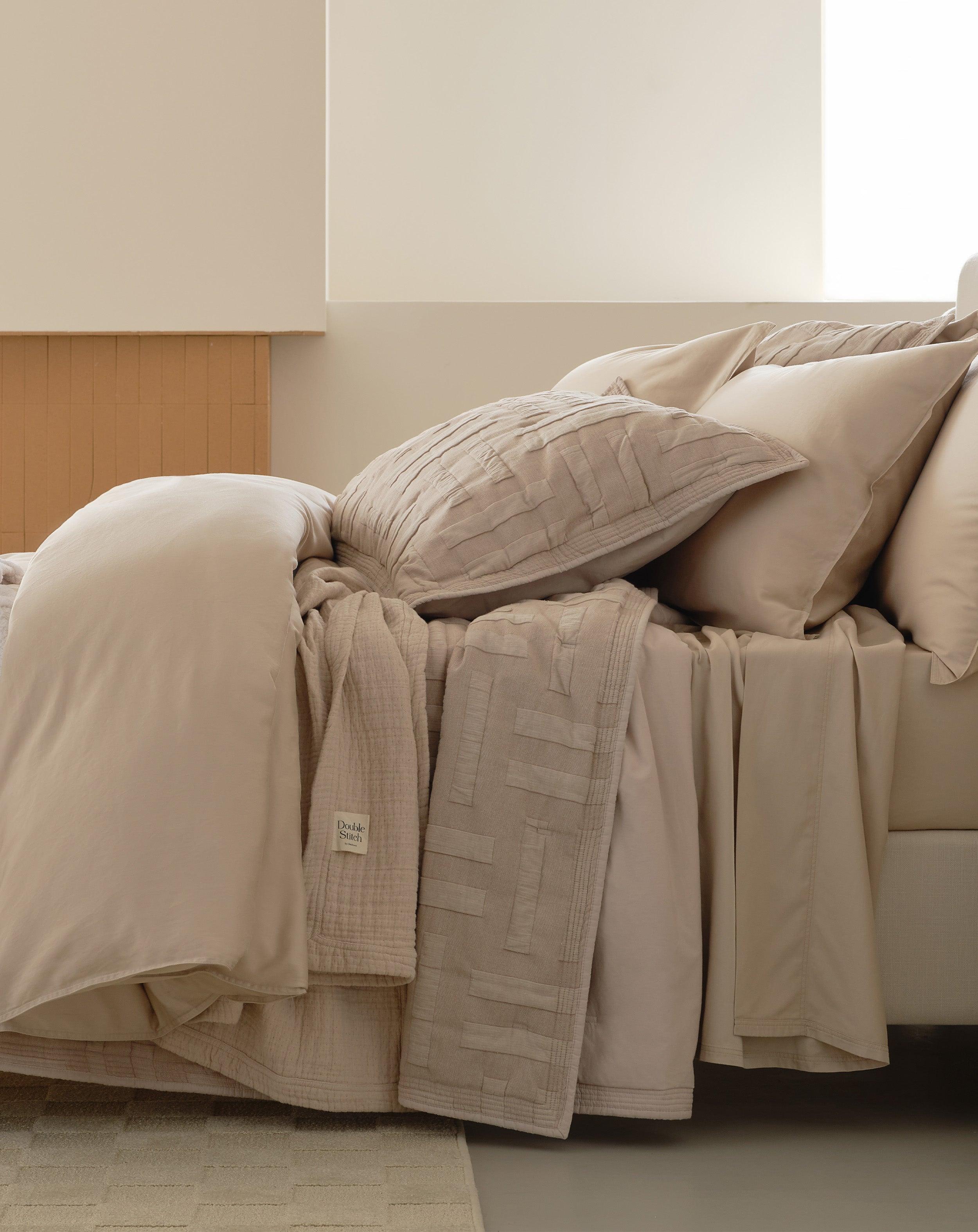Perfect Blend 6535 Cotton TENCEL™ Sateen Duvet Cover Set - Double Stitch By Bedsure