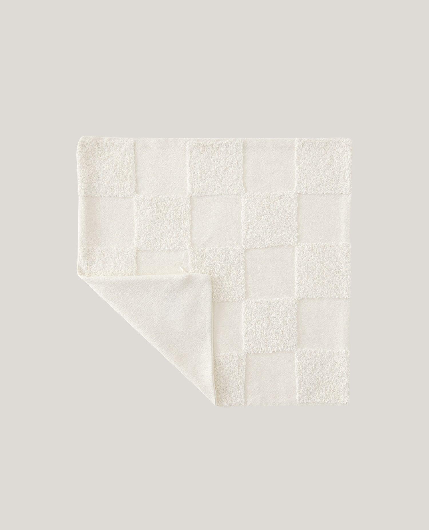 Tufted Checkered Cotton Throw Pillow Cover - Double Stitch By Bedsure