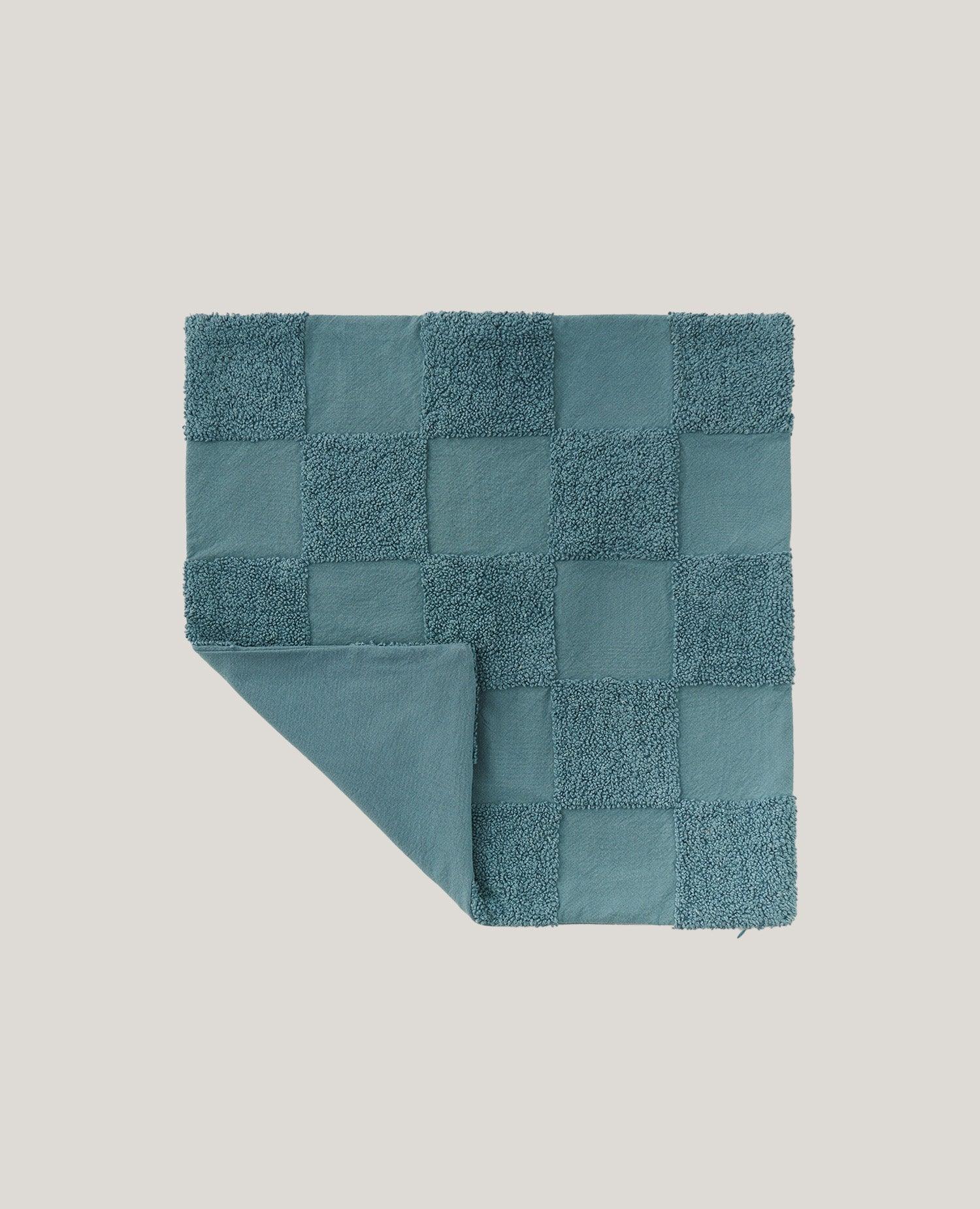 Tufted Checkered Cotton Throw Pillow Cover - Double Stitch By Bedsure
