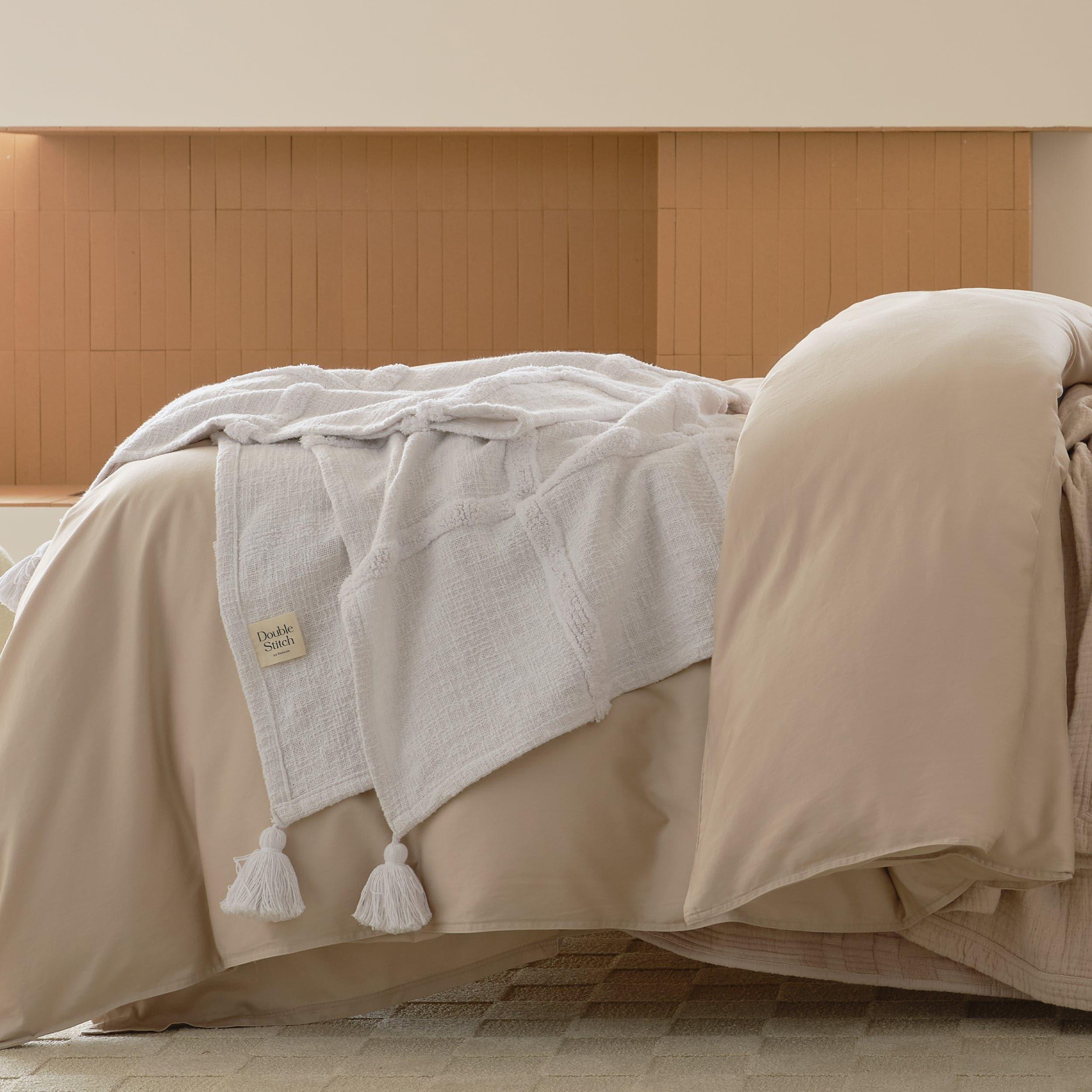 Perfect Blend 6535 Cotton TENCEL™ Sateen Duvet Cover Set - Double Stitch By Bedsure