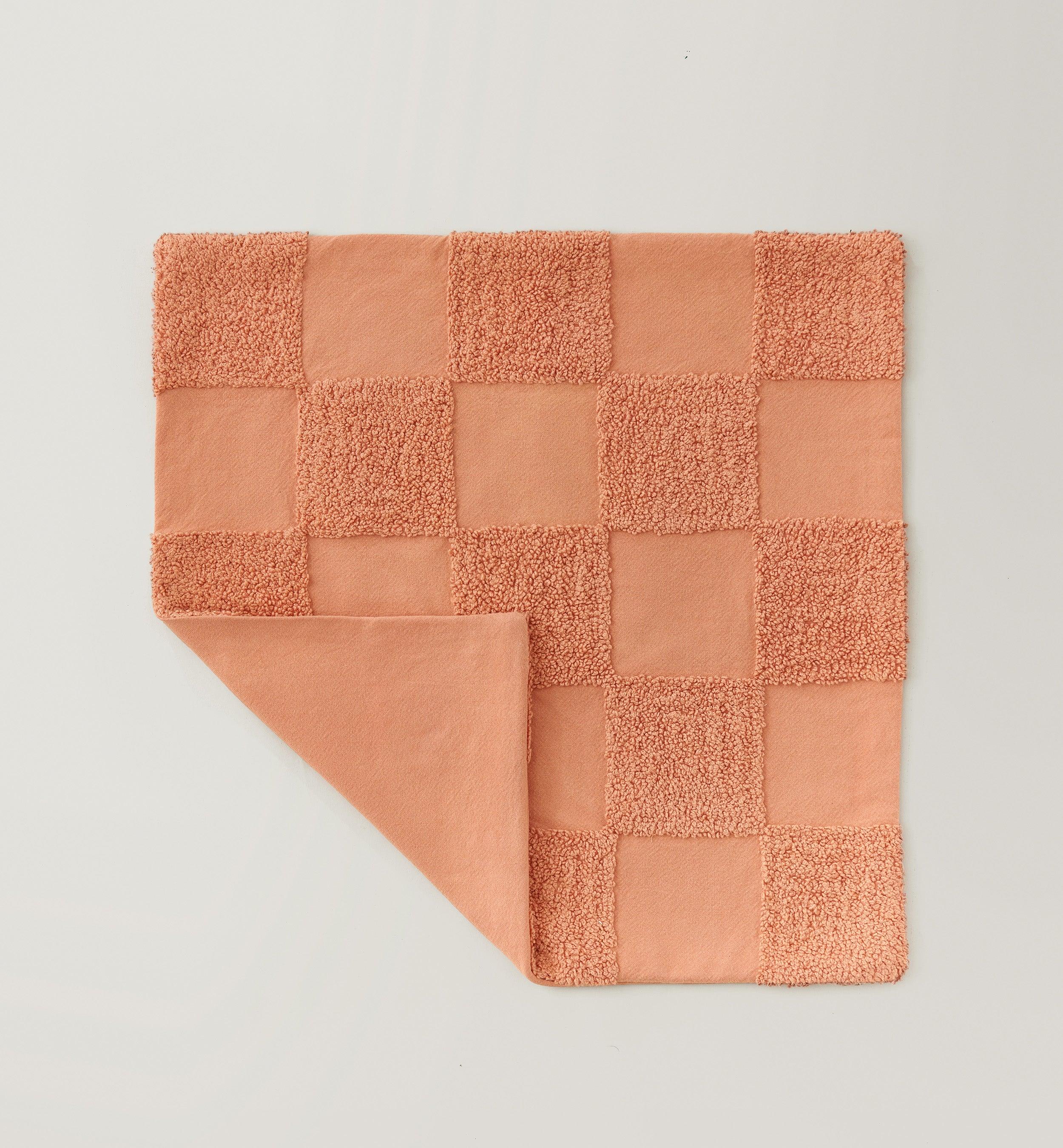 Tufted Checkered Cotton Throw Pillow Cover - Double Stitch By Bedsure