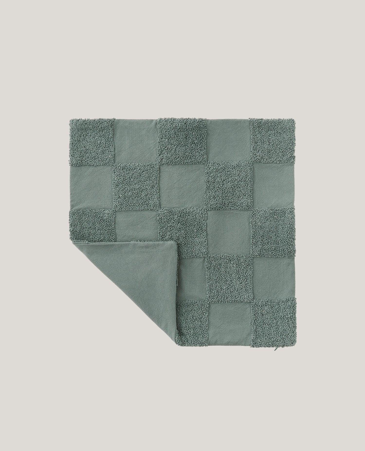 Tufted Checkered Cotton Throw Pillow Cover - Double Stitch By Bedsure