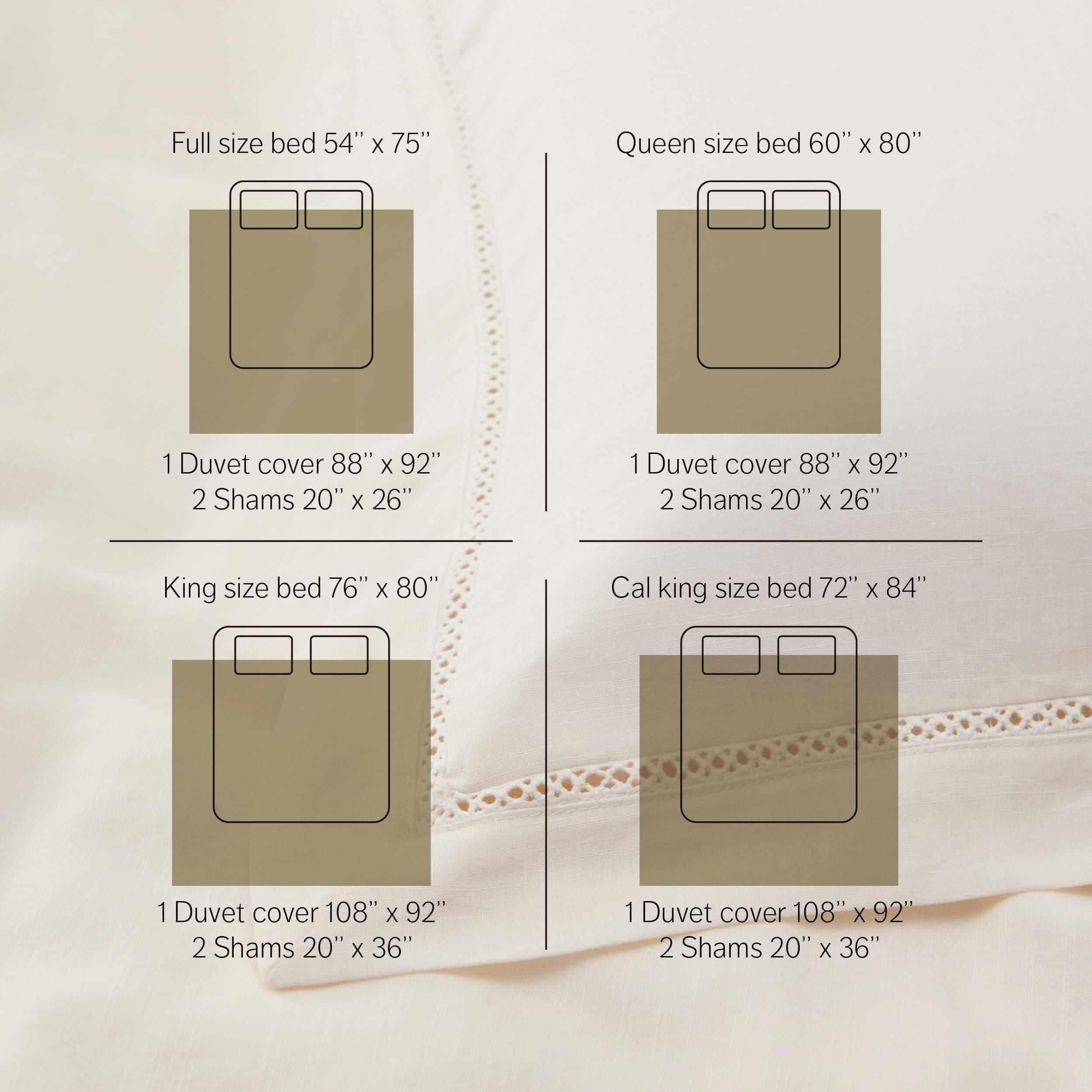 Linen TENCEL™ Lyocell Duvet Cover Set - Double Stitch By Bedsure