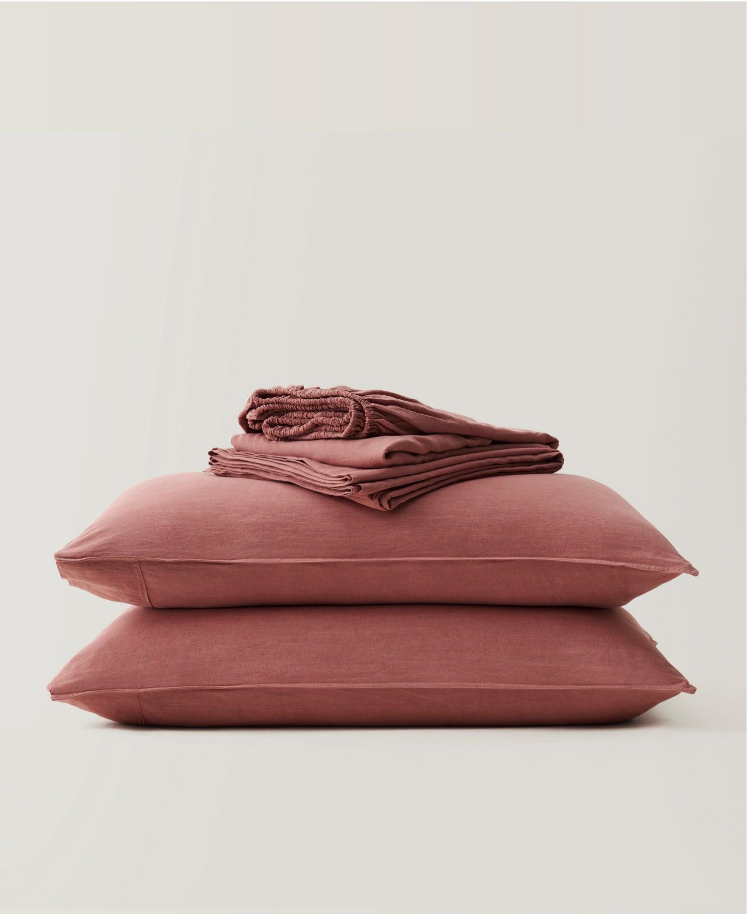Linen TENCEL™ Lyocell Sheet Set - Double Stitch By Bedsure