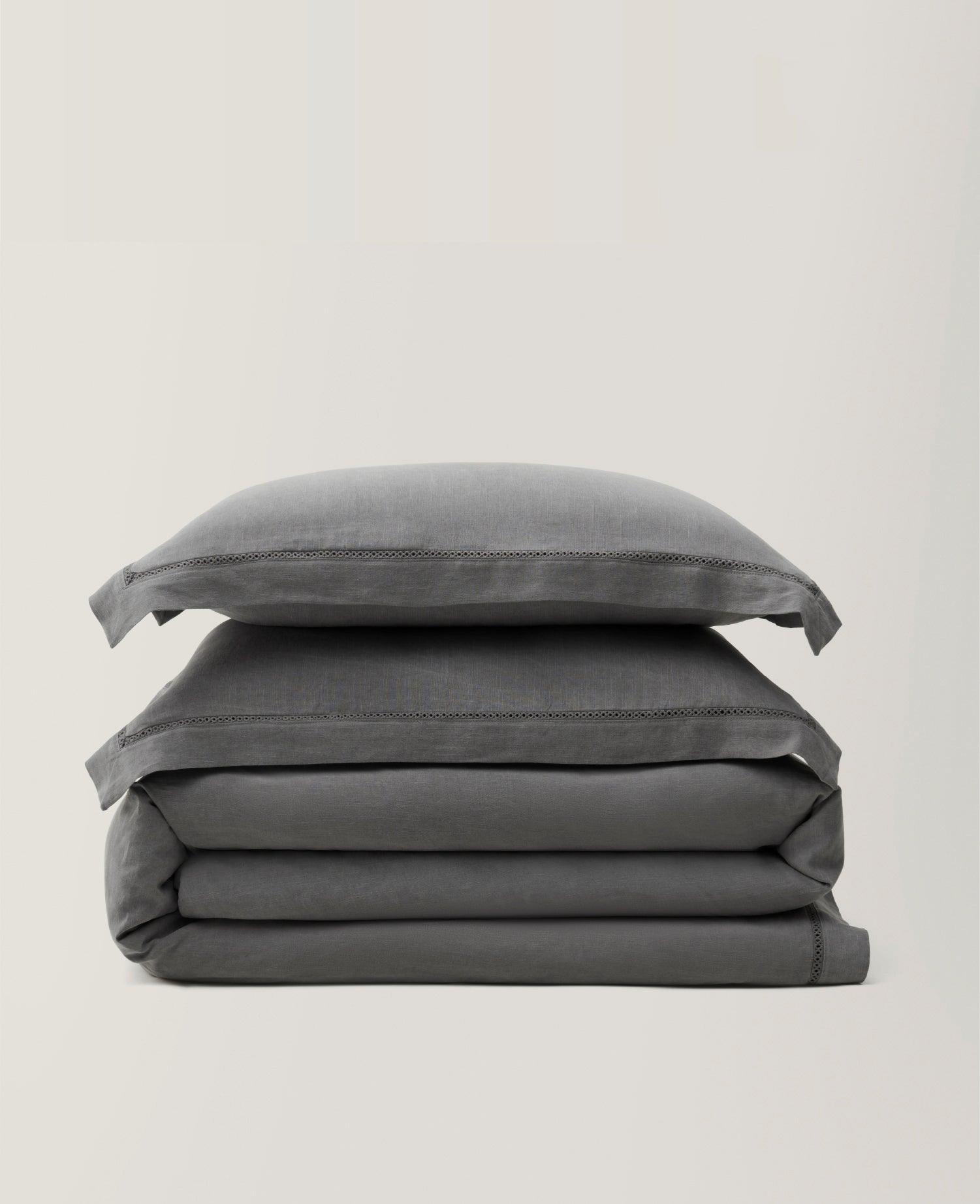 Linen TENCEL™ Lyocell Duvet Cover Set - Double Stitch By Bedsure