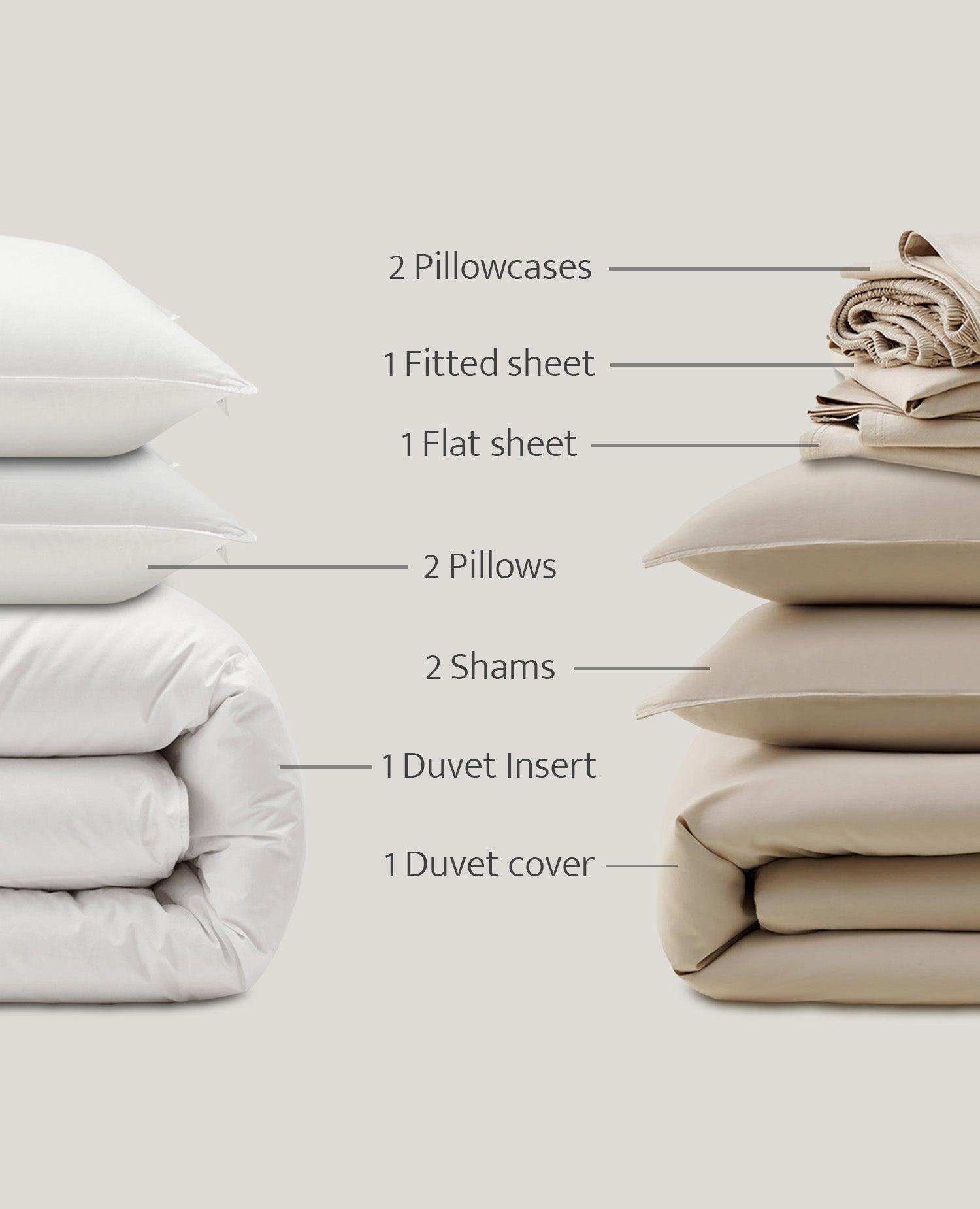Cotton TENCEL™ Sateen All-In-One Bundle - Double Stitch By Bedsure