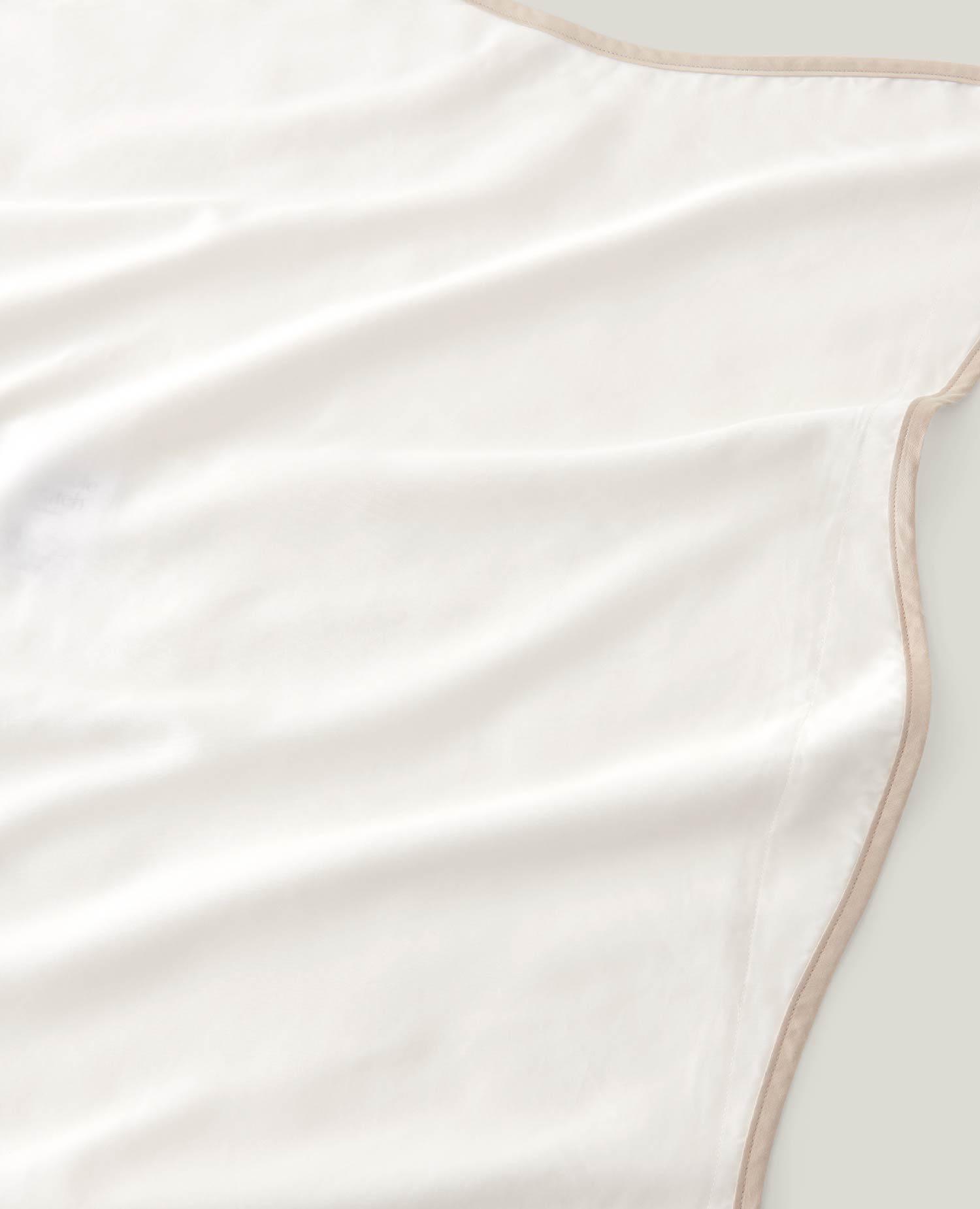Perfect Blend 6535 Cotton TENCEL™ Scalloped Euro Shams - Double Stitch By Bedsure