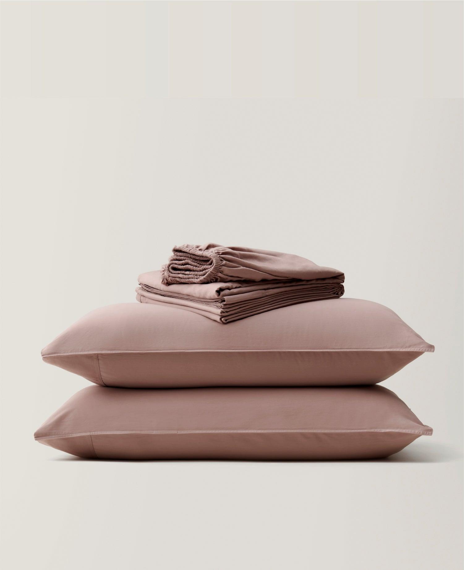Cotton TENCEL™ Sateen Sheet Set - Double Stitch By Bedsure