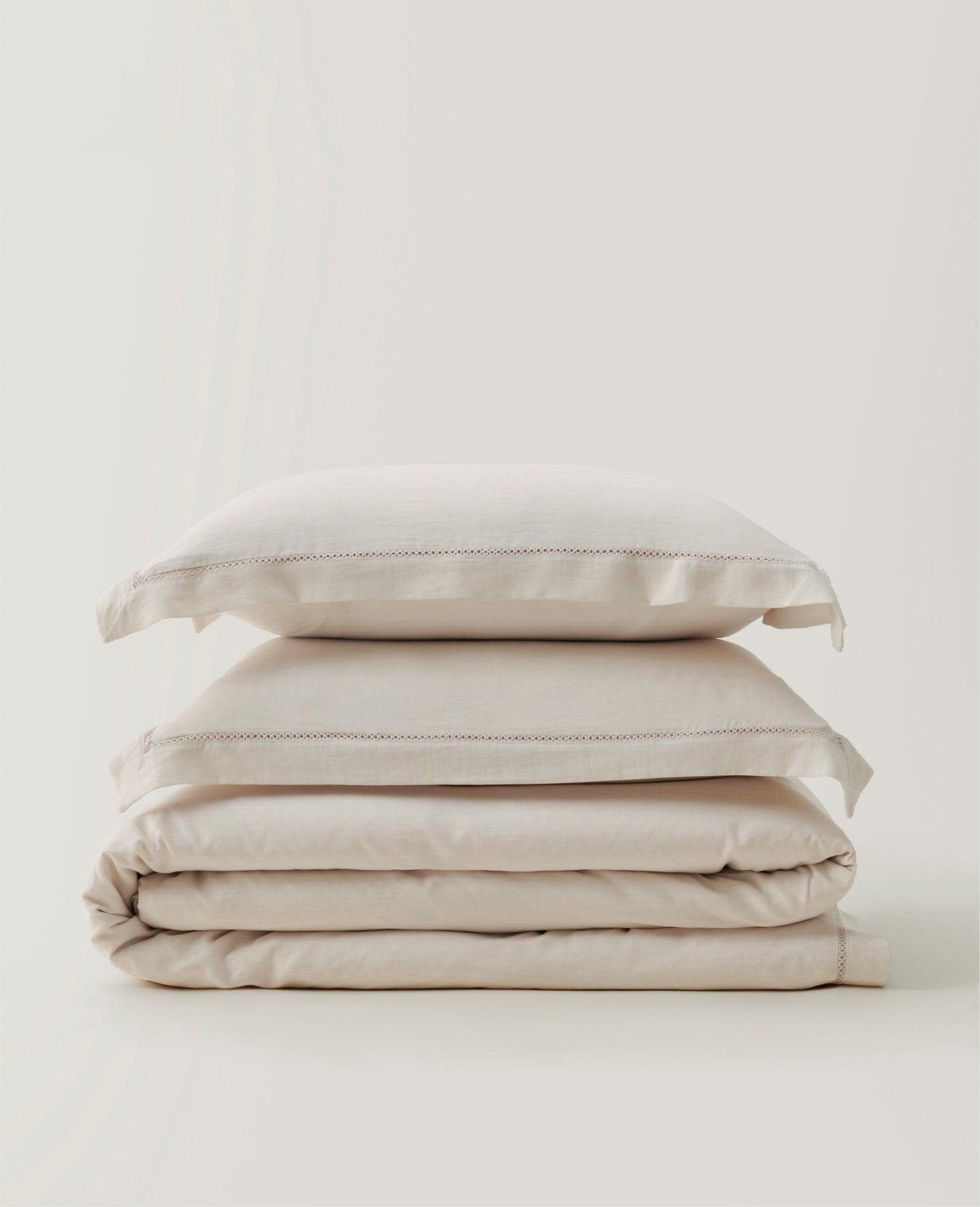 Linen TENCEL™ Lyocell Duvet Cover Set - Double Stitch By Bedsure