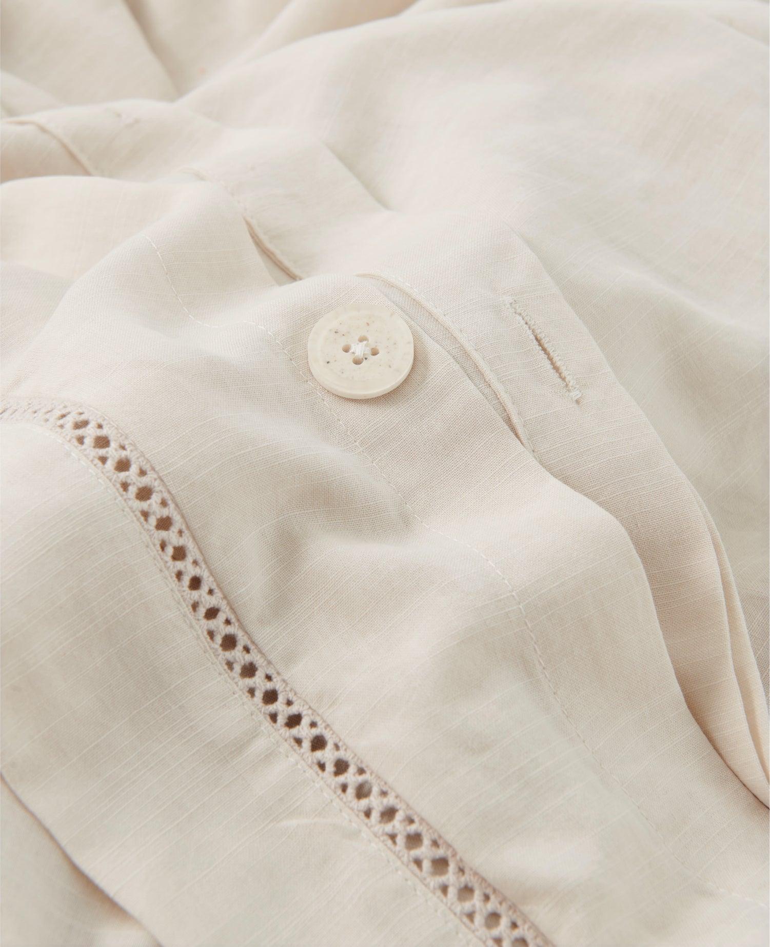 Linen TENCEL™ Lyocell Duvet Cover Set - Double Stitch By Bedsure