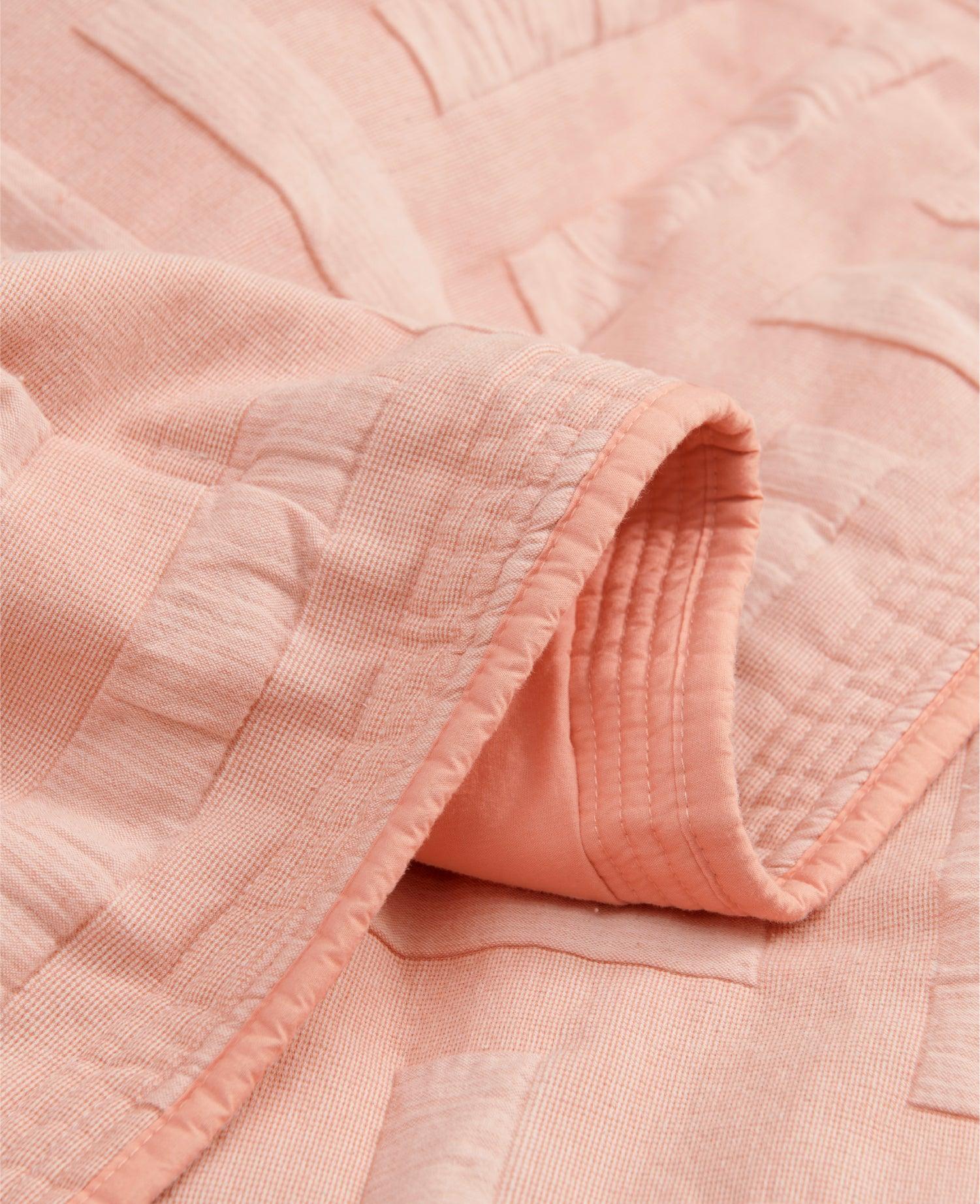 Cotton Jacquard Quilt Set - Double Stitch By Bedsure
