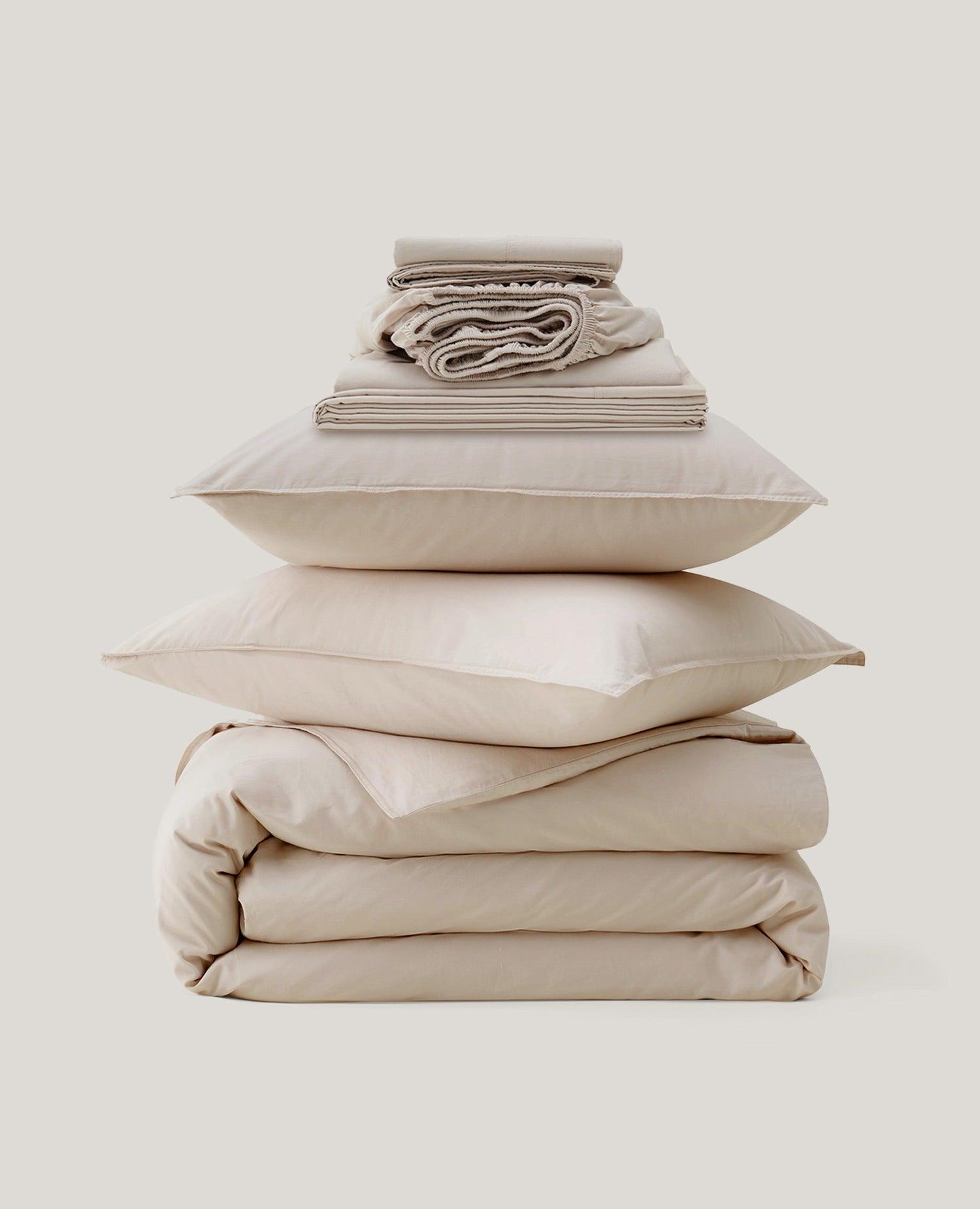 Mongolian Cashmere Cotton Bundle Double Stitch by Bedsure