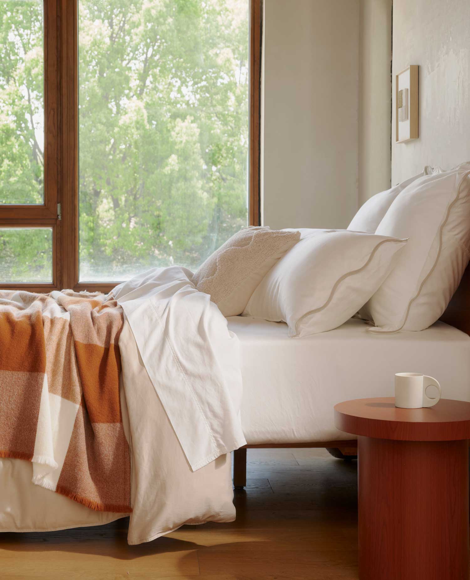 Cotton TENCEL™ Scalloped Pillowcases - Double Stitch By Bedsure