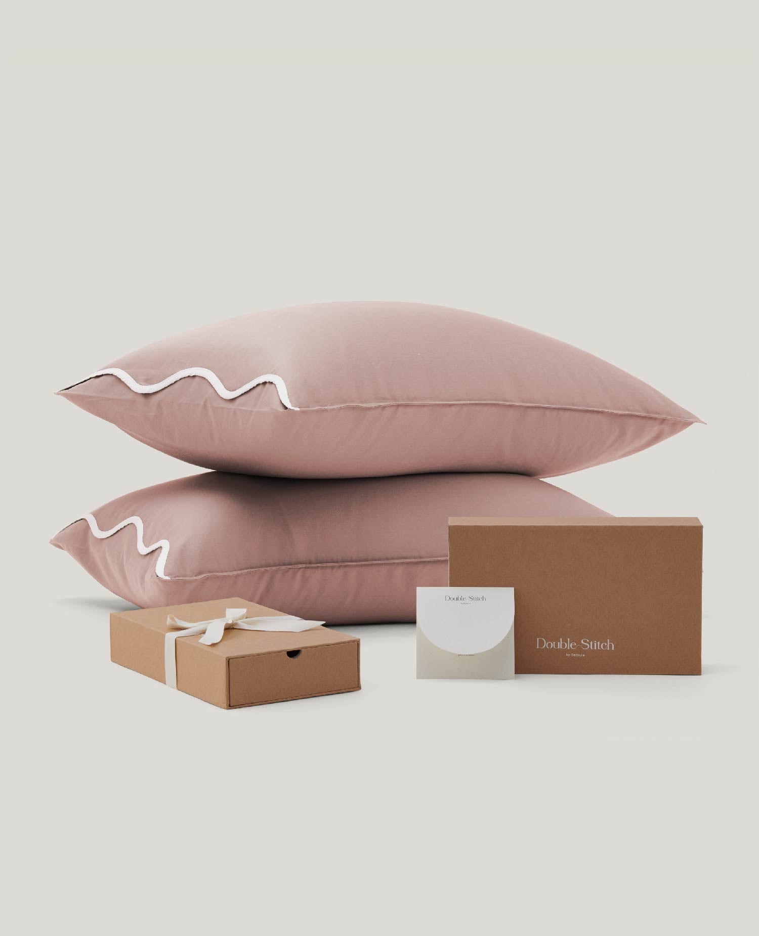 Cotton TENCEL™ Scalloped Pillowcases - Double Stitch By Bedsure