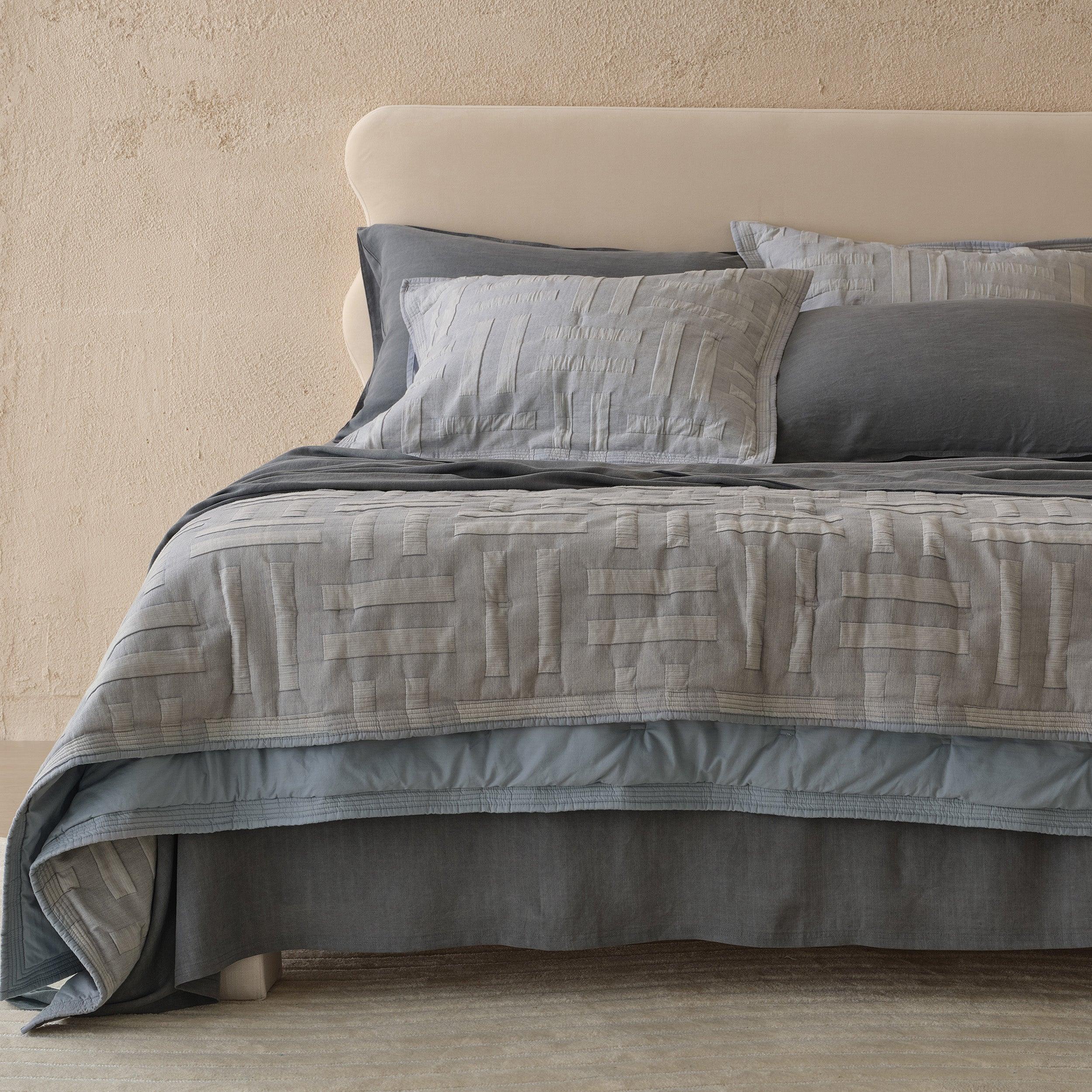 Cotton Jacquard Quilt Set - Double Stitch By Bedsure