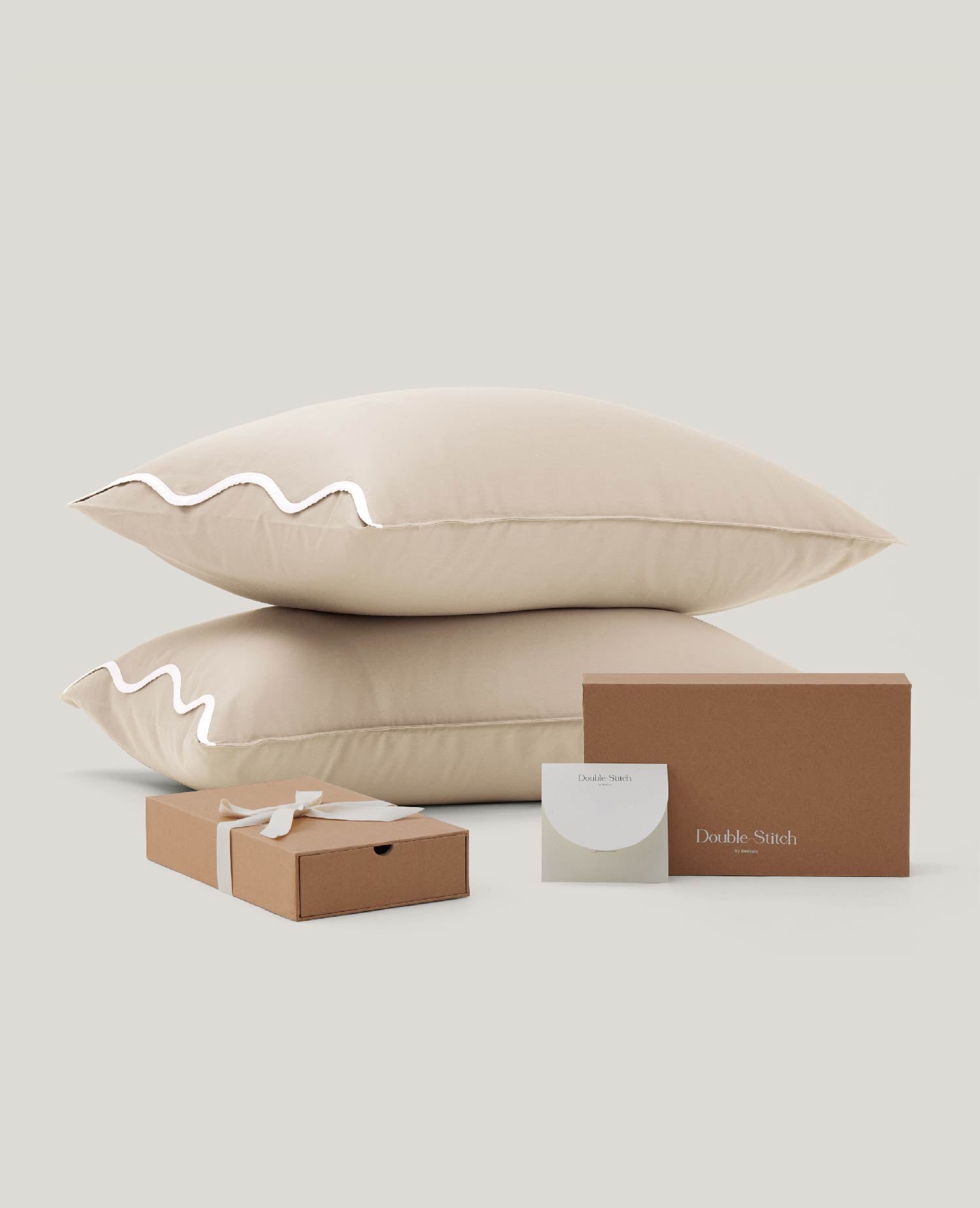 Cotton TENCEL™ Scalloped Pillowcases - Double Stitch By Bedsure