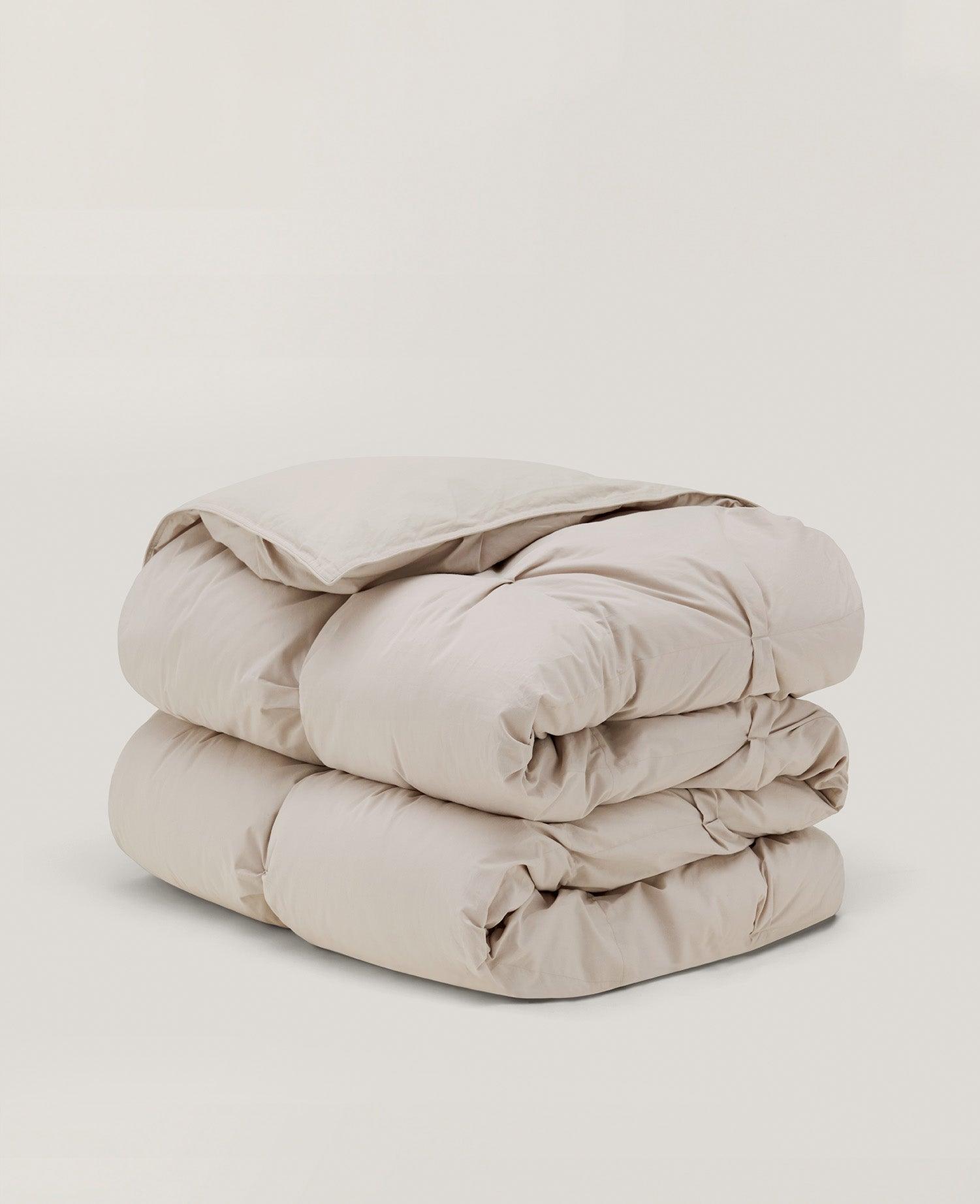Pinch Pleated Cotton Comforter - Double Stitch By Bedsure