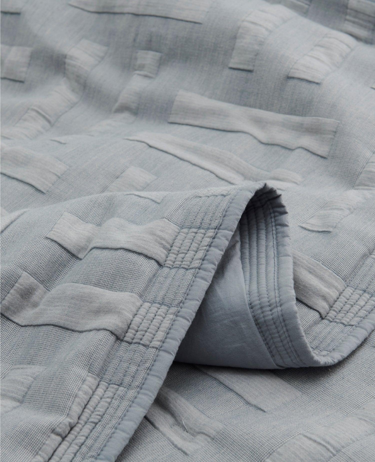 Cotton Jacquard Quilt Set - Double Stitch By Bedsure
