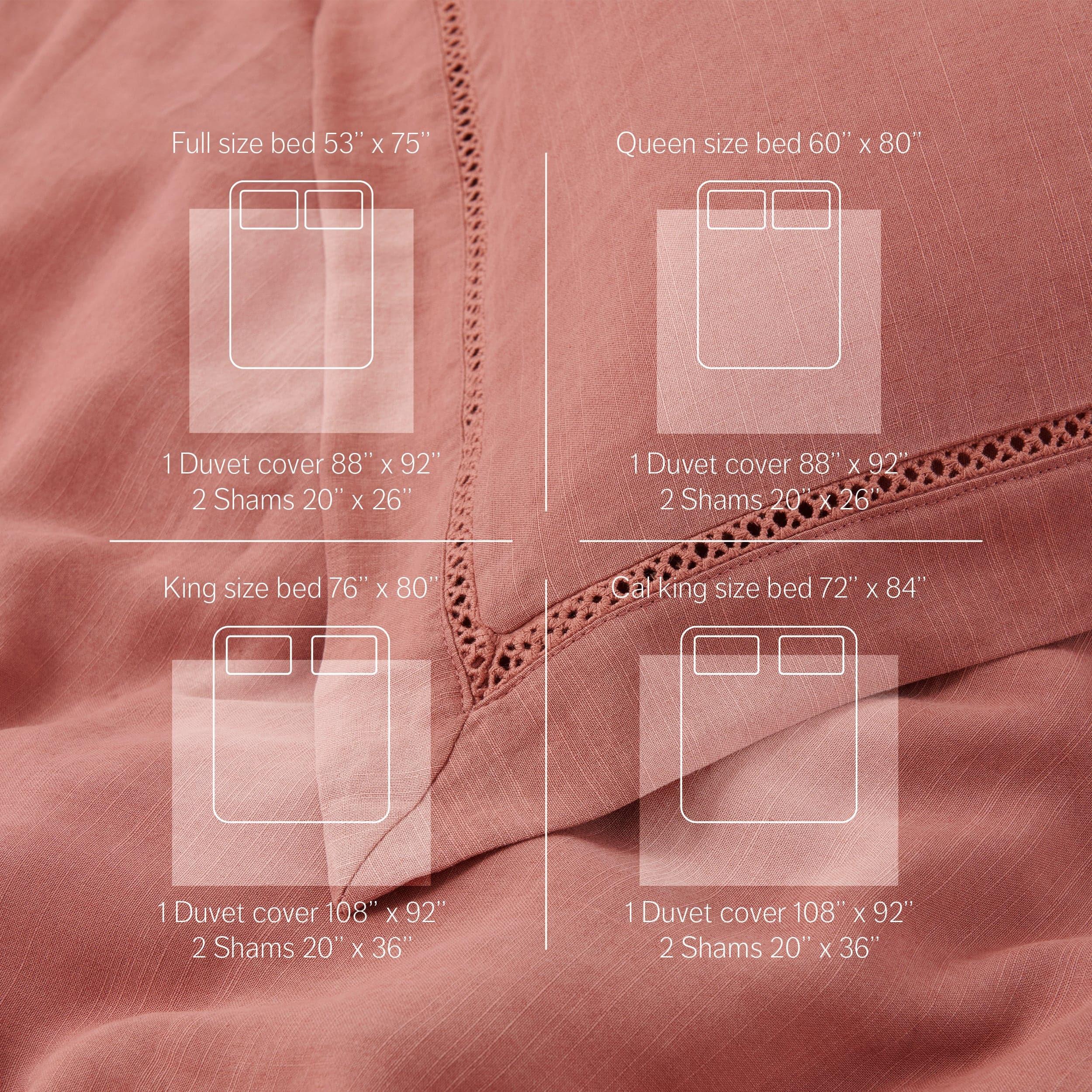 Linen TENCEL™ Lyocell Duvet Cover Set - Double Stitch By Bedsure
