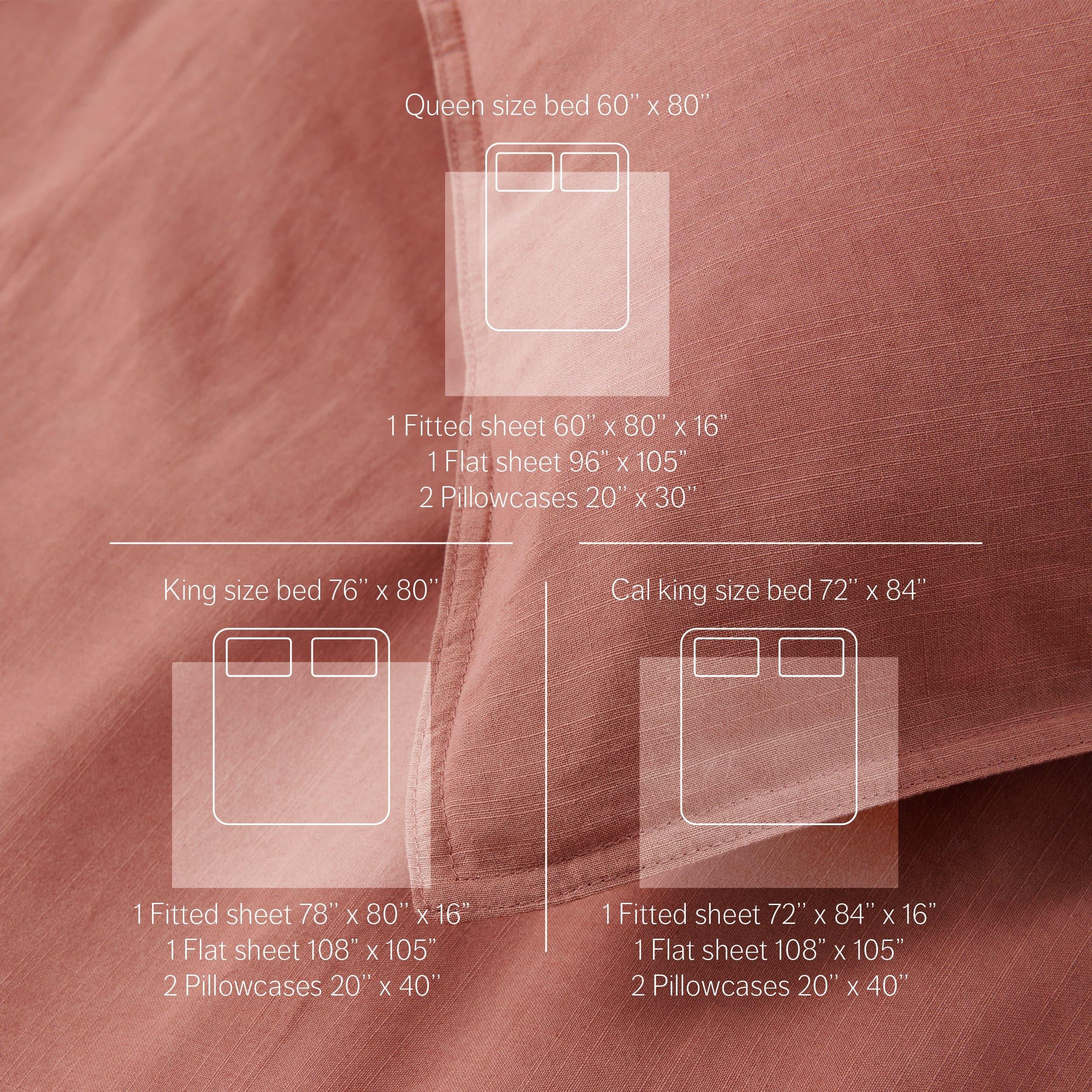 Linen TENCEL™ Lyocell Sheet Set - Double Stitch By Bedsure