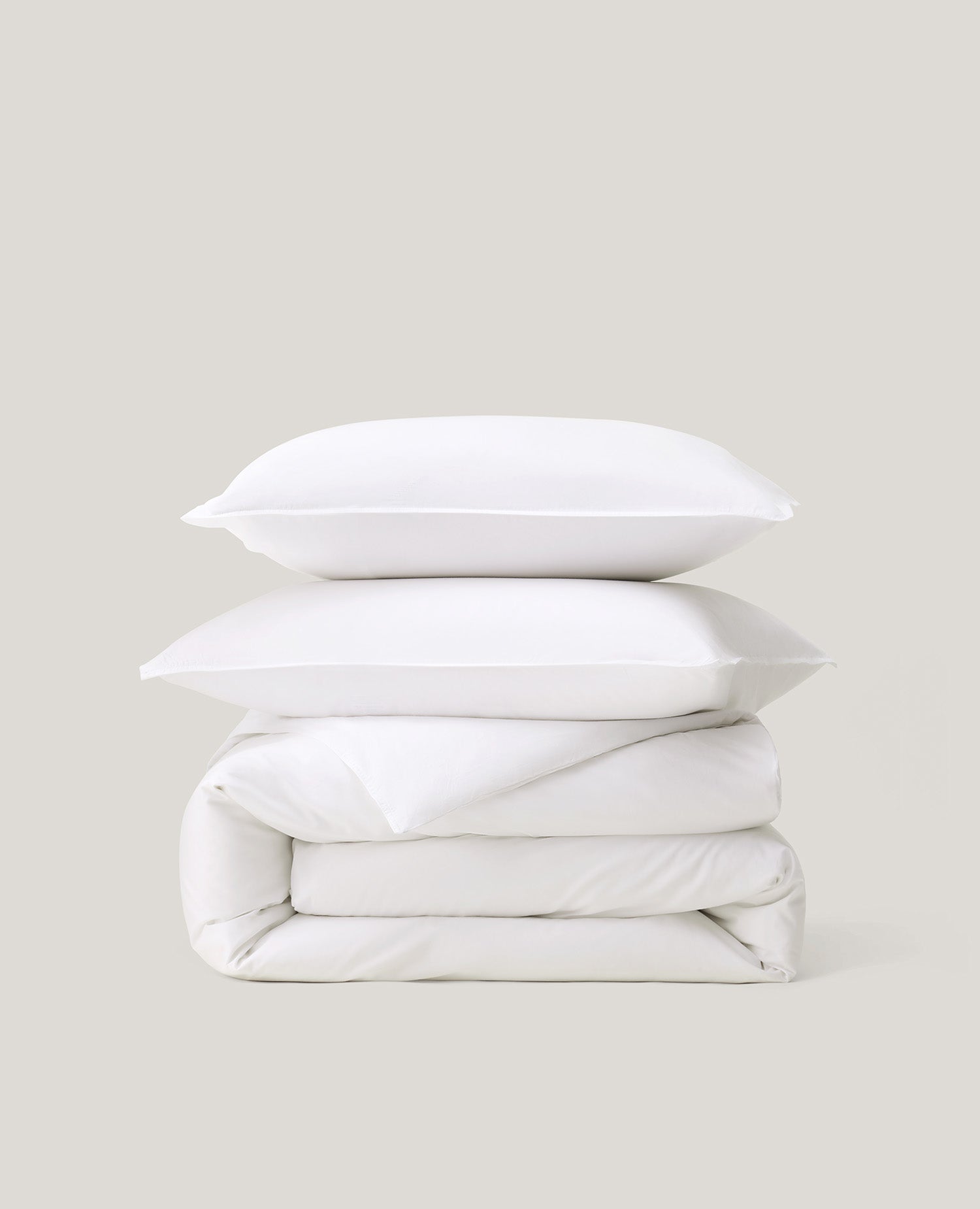 Cotton TENCEL™ Percale Duvet Cover Set - Double Stitch By Bedsure