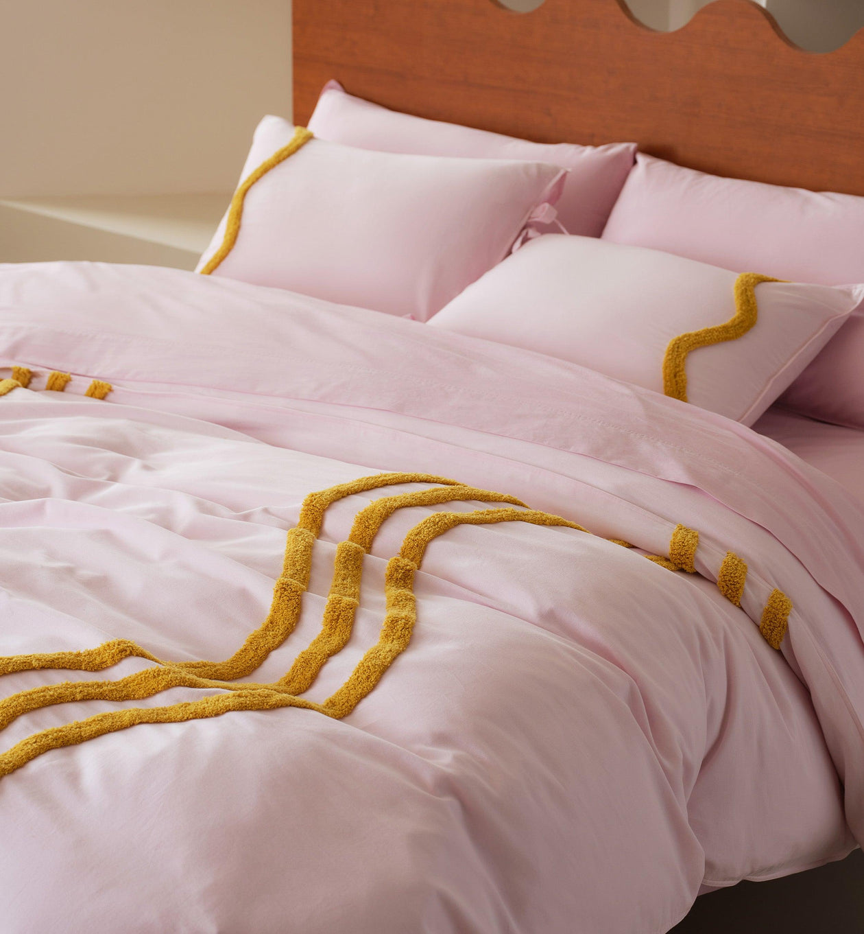 Cotton Tufted Duvet Cover Set - Double Stitch By Bedsure