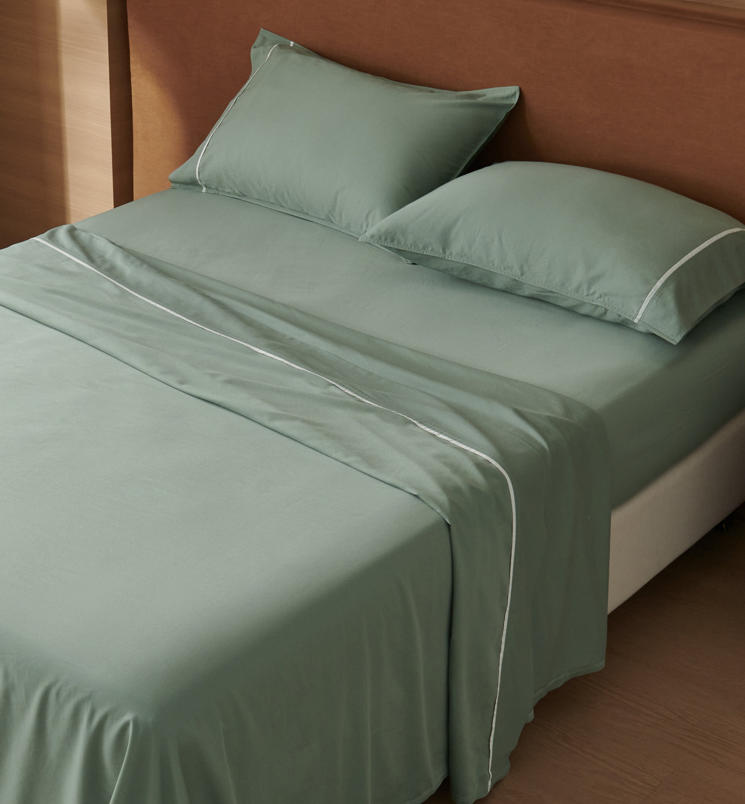 Frame Cotton TENCEL™ Sateen Sheet Set