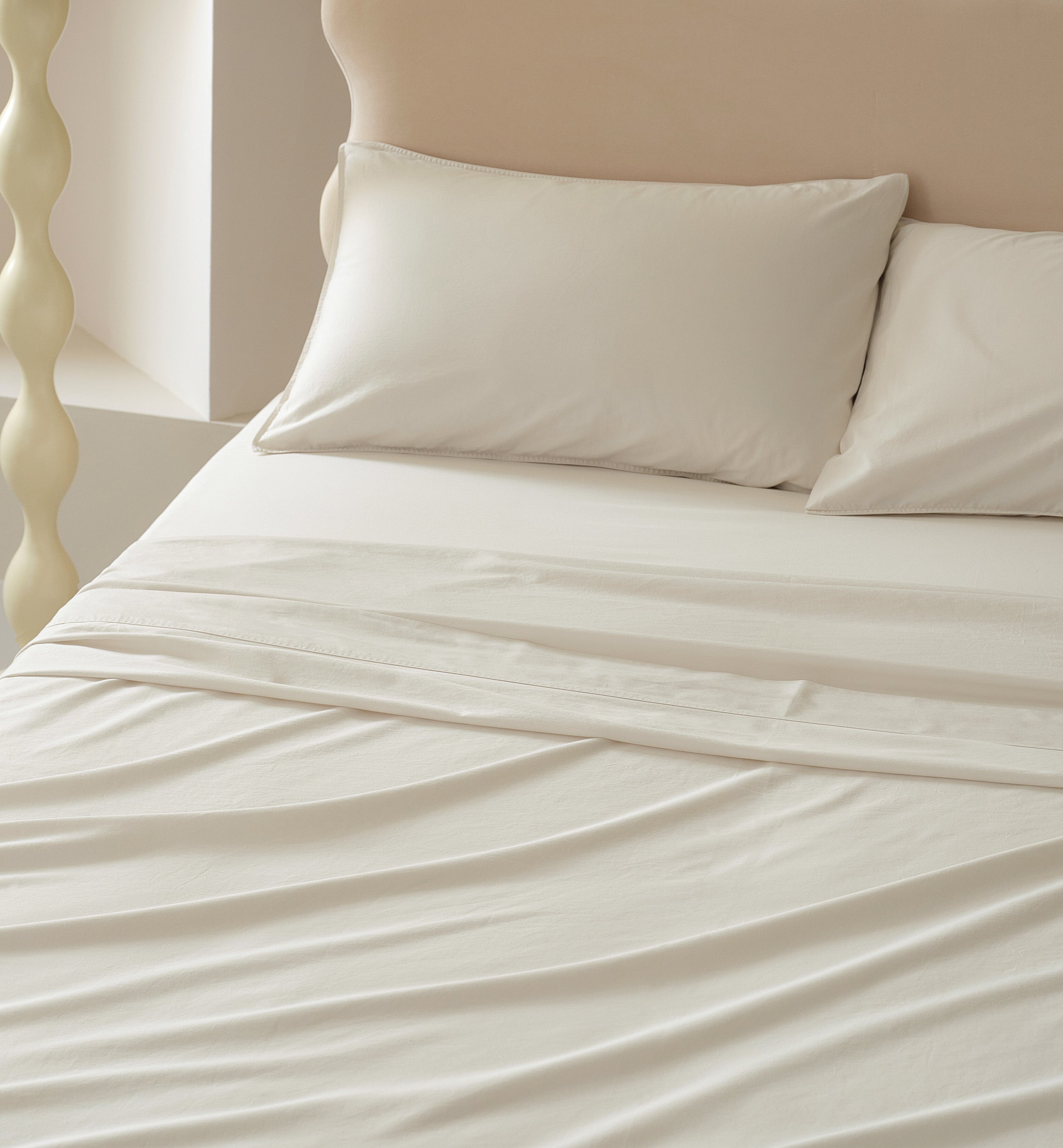 Organic Cotton Sheet Set - Double Stitch By Bedsure