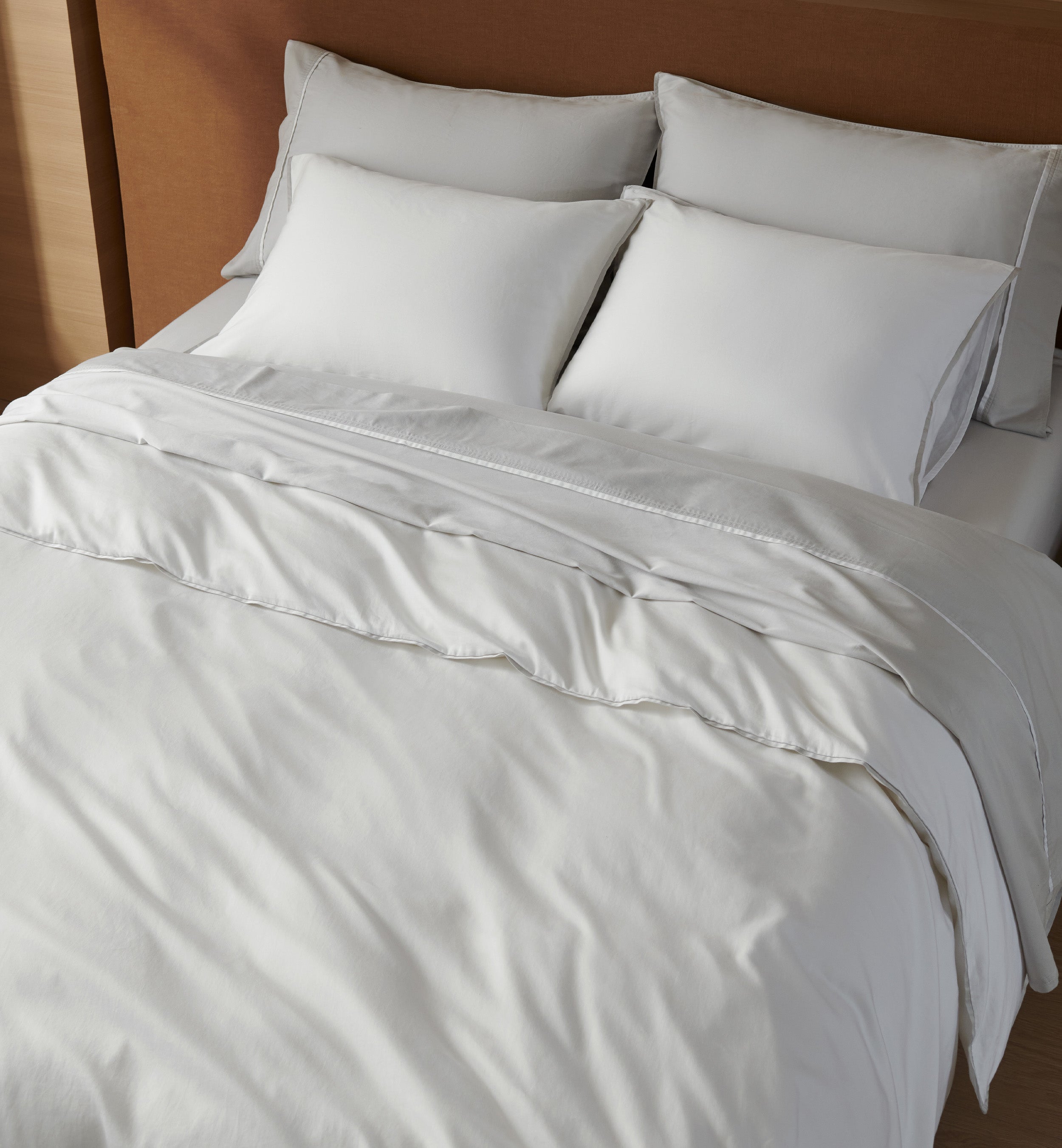 Frame Cotton TENCEL™ Sateen Duvet Cover Set