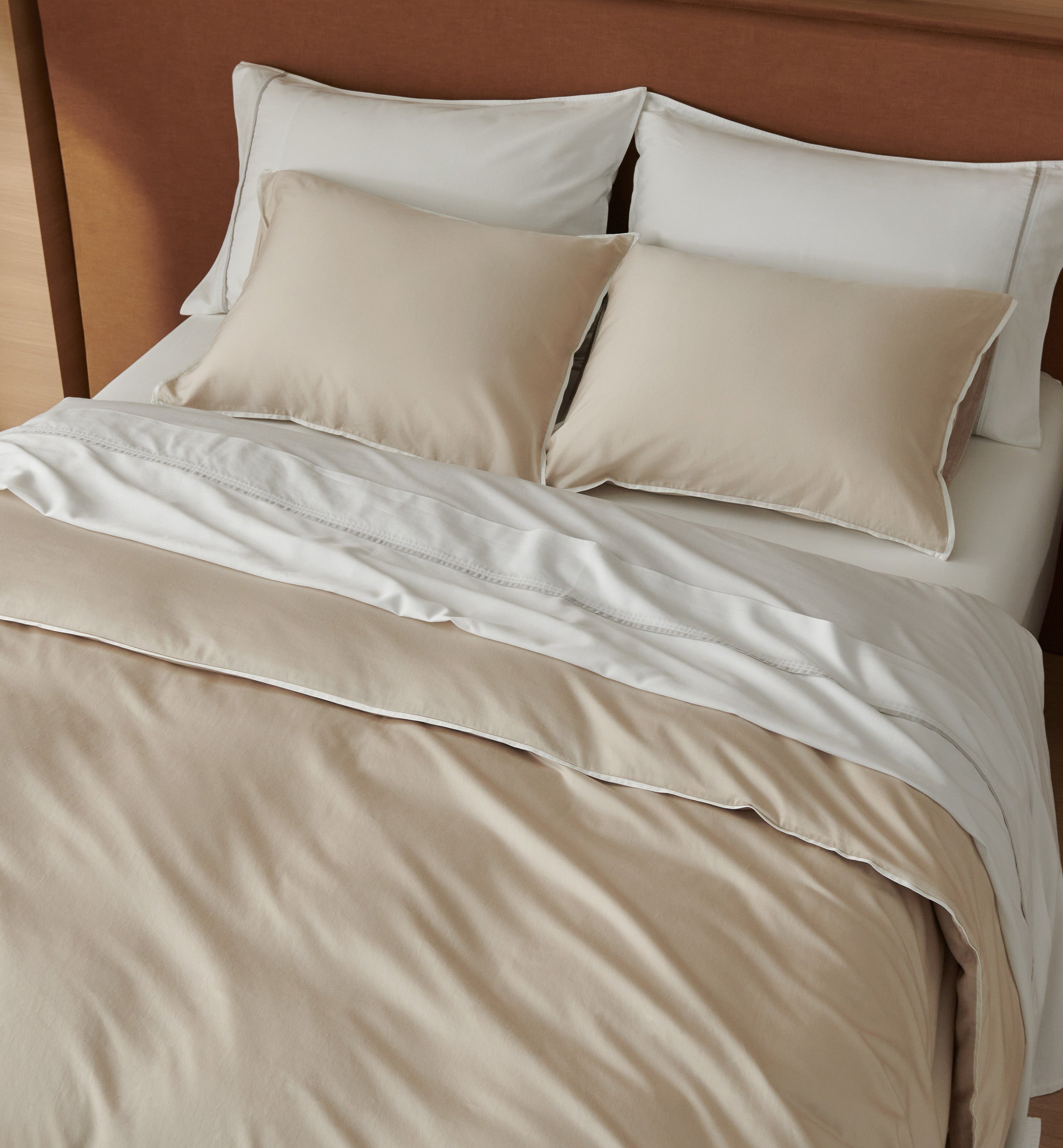 Frame Cotton TENCEL™ Sateen Duvet Cover Set