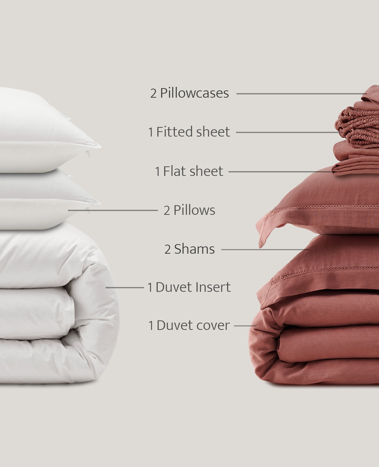 Linen TENCEL™ Lyocell | Double Stitch by Bedsure