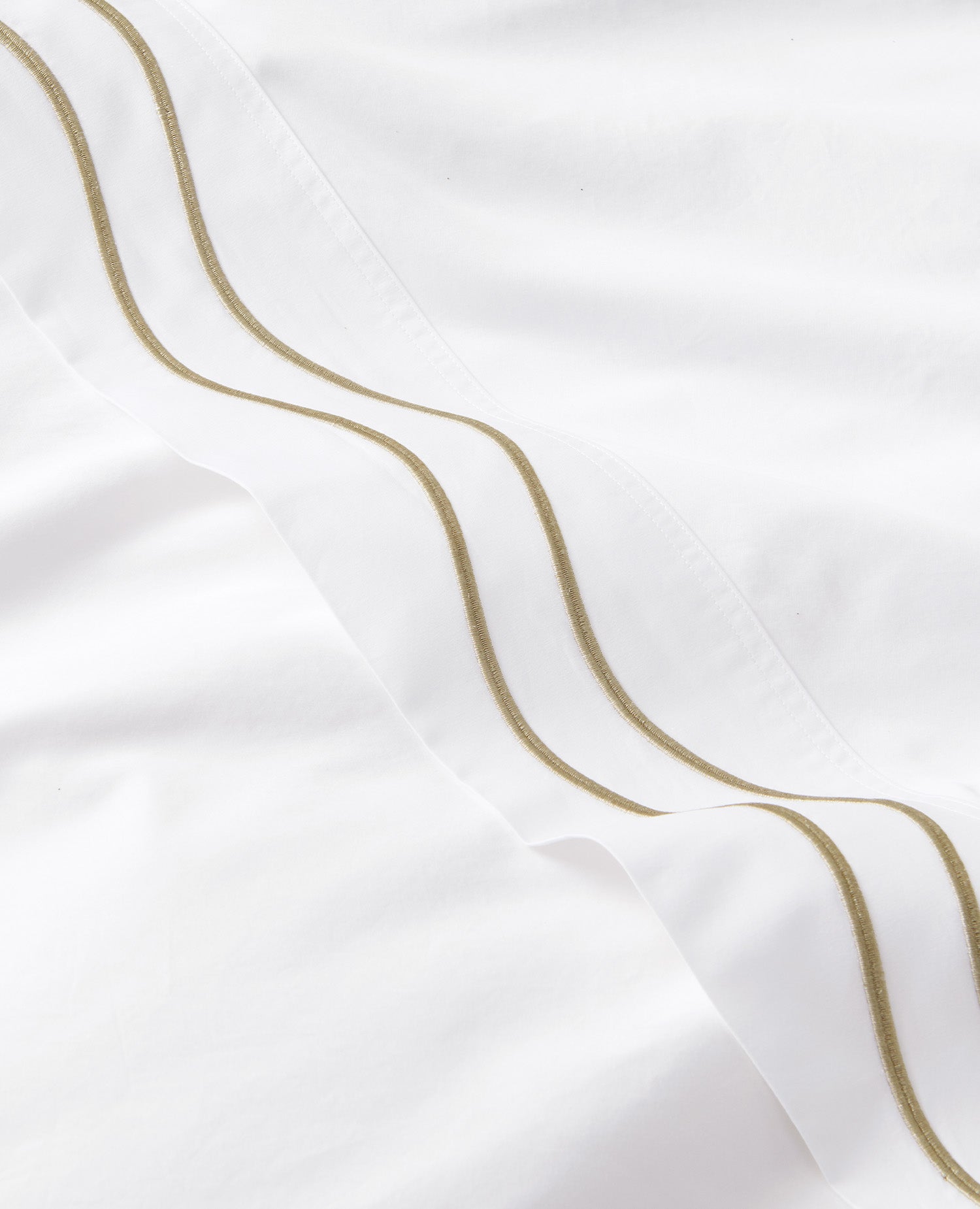 Pure Supima Cotton Sateen Embroidered Sheet Set