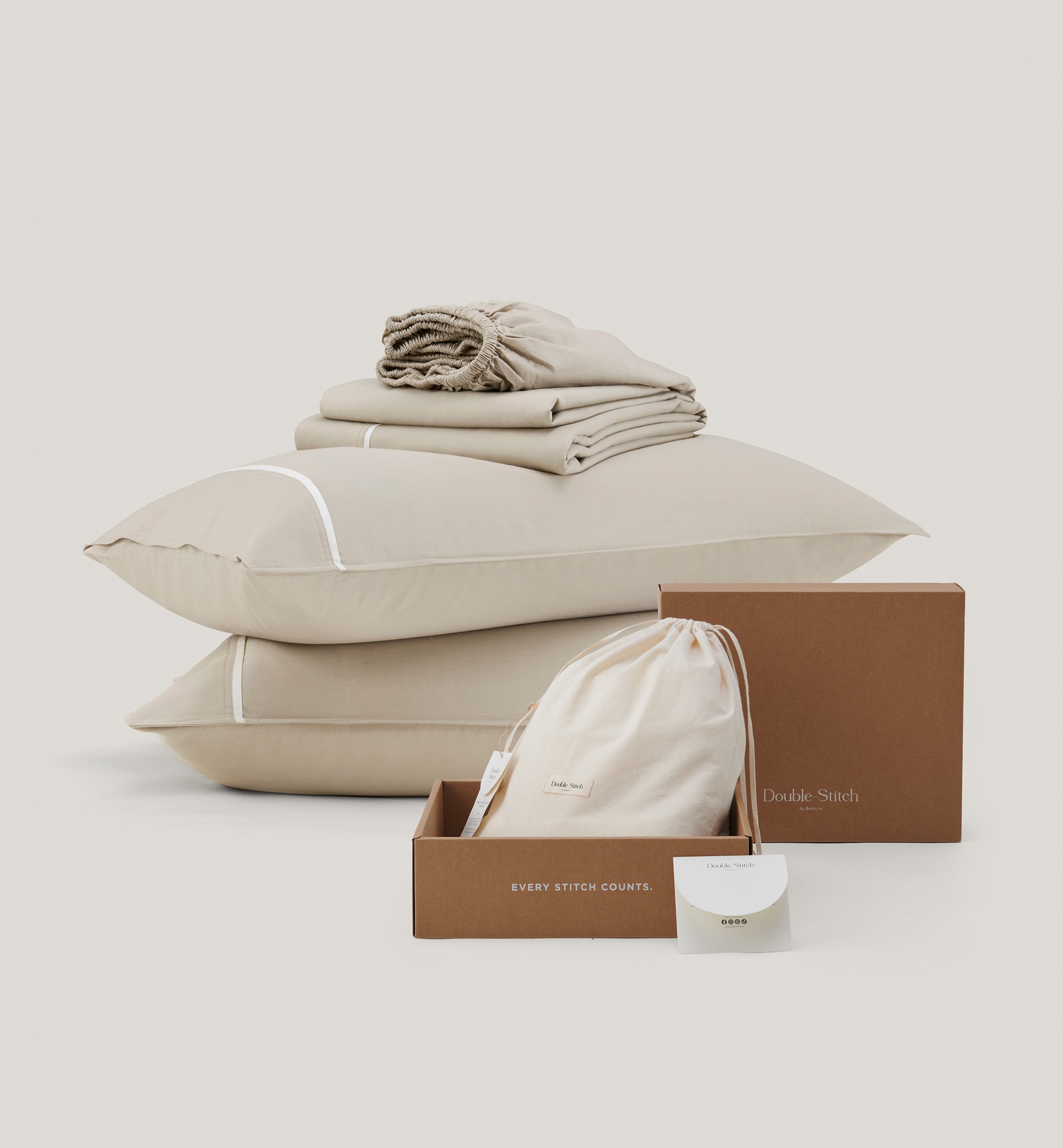 Frame Cotton TENCEL™ Sateen Sheet Set