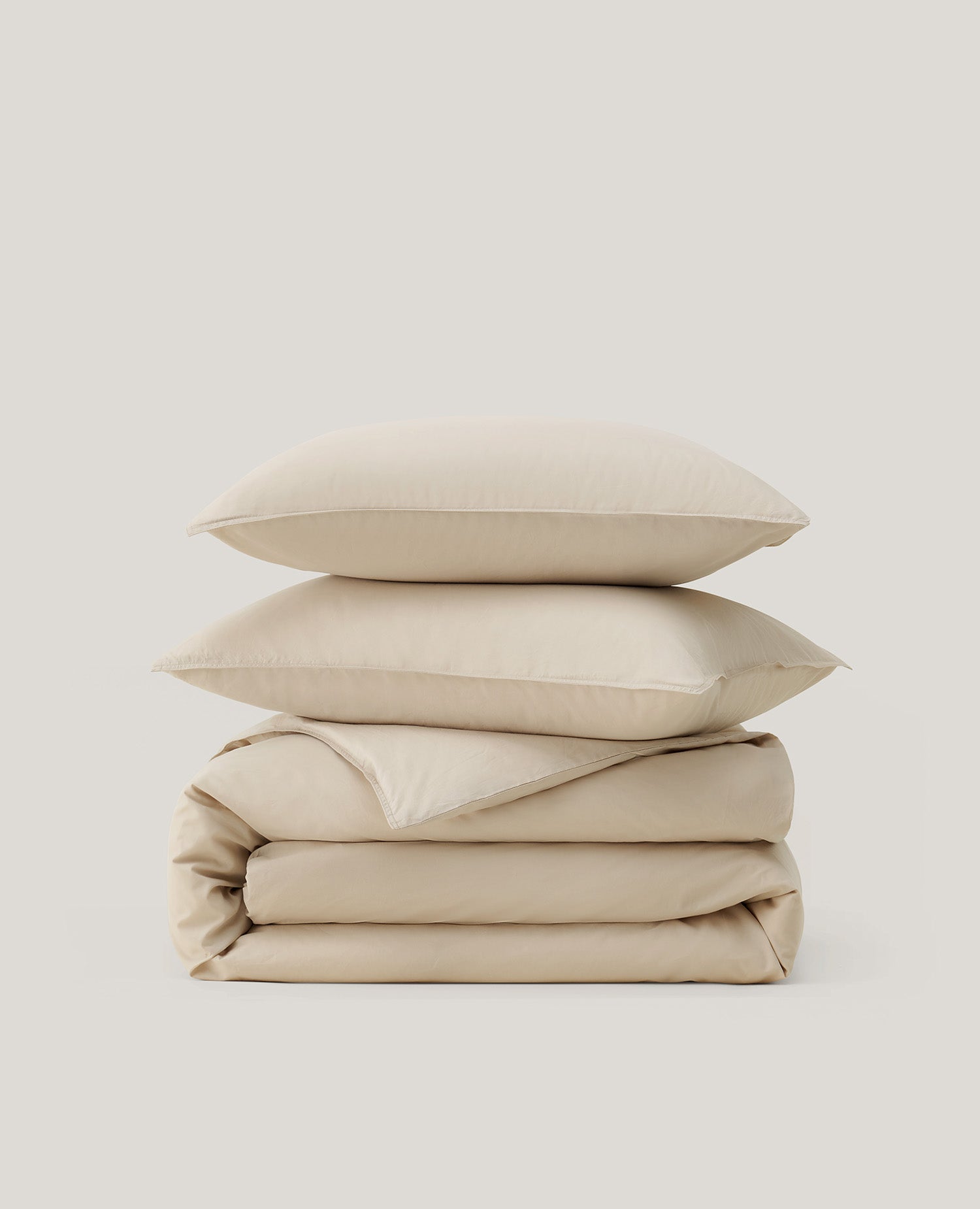 Cotton TENCEL™ Percale Duvet Cover Set - Double Stitch By Bedsure