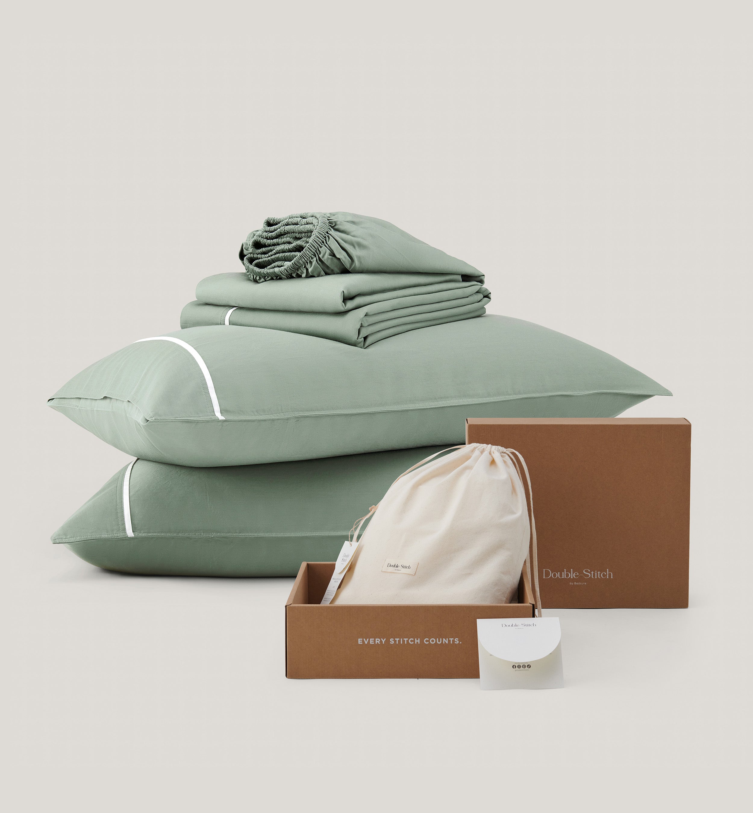 Frame Cotton TENCEL™ Sateen Sheet Set