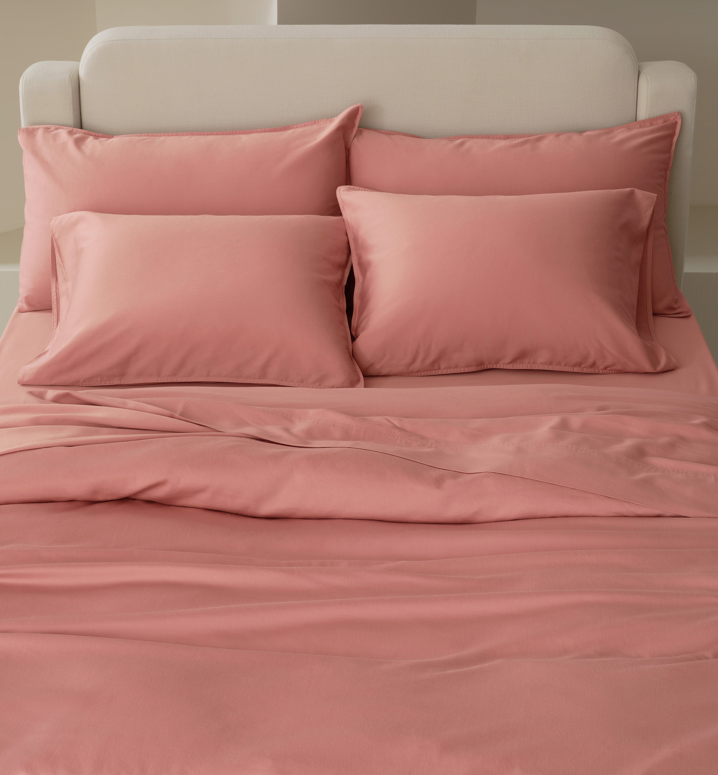 Perfect Blend 6535 Cotton TENCEL™ Sateen Duvet Cover Set - Double Stitch By Bedsure