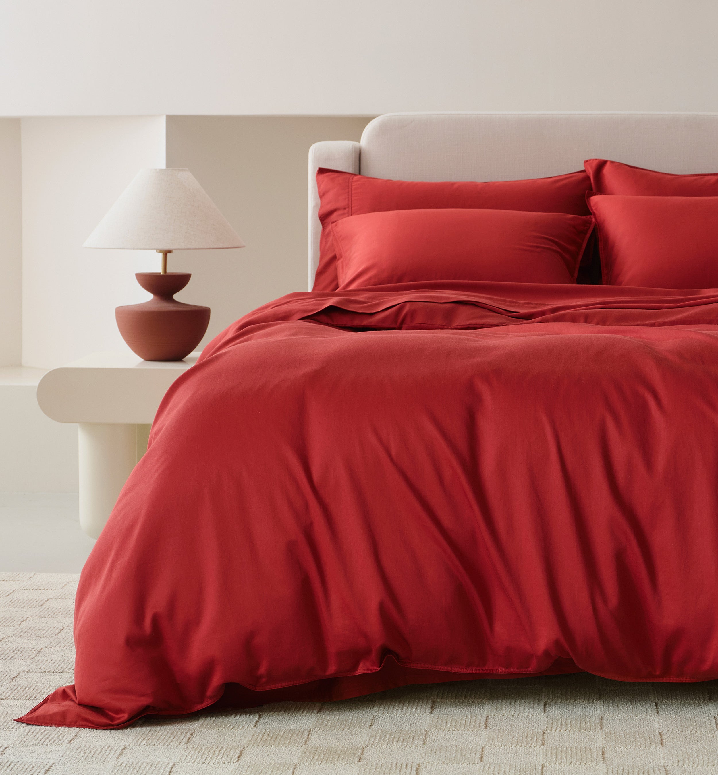 Perfect Blend 6535 Cotton TENCEL™ Sateen Duvet Cover Set - Double Stitch By Bedsure