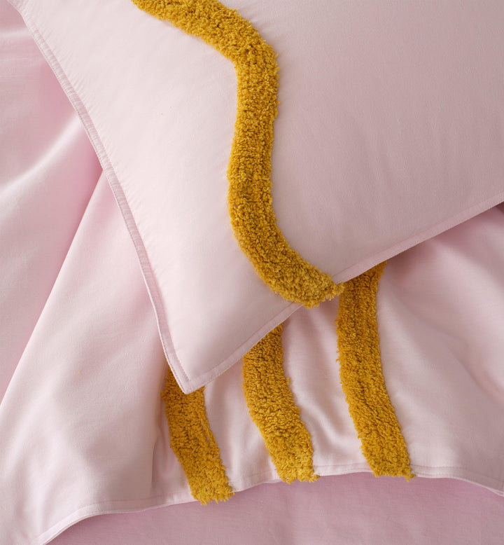 Cotton Tufted Duvet Cover Set - Double Stitch By Bedsure
