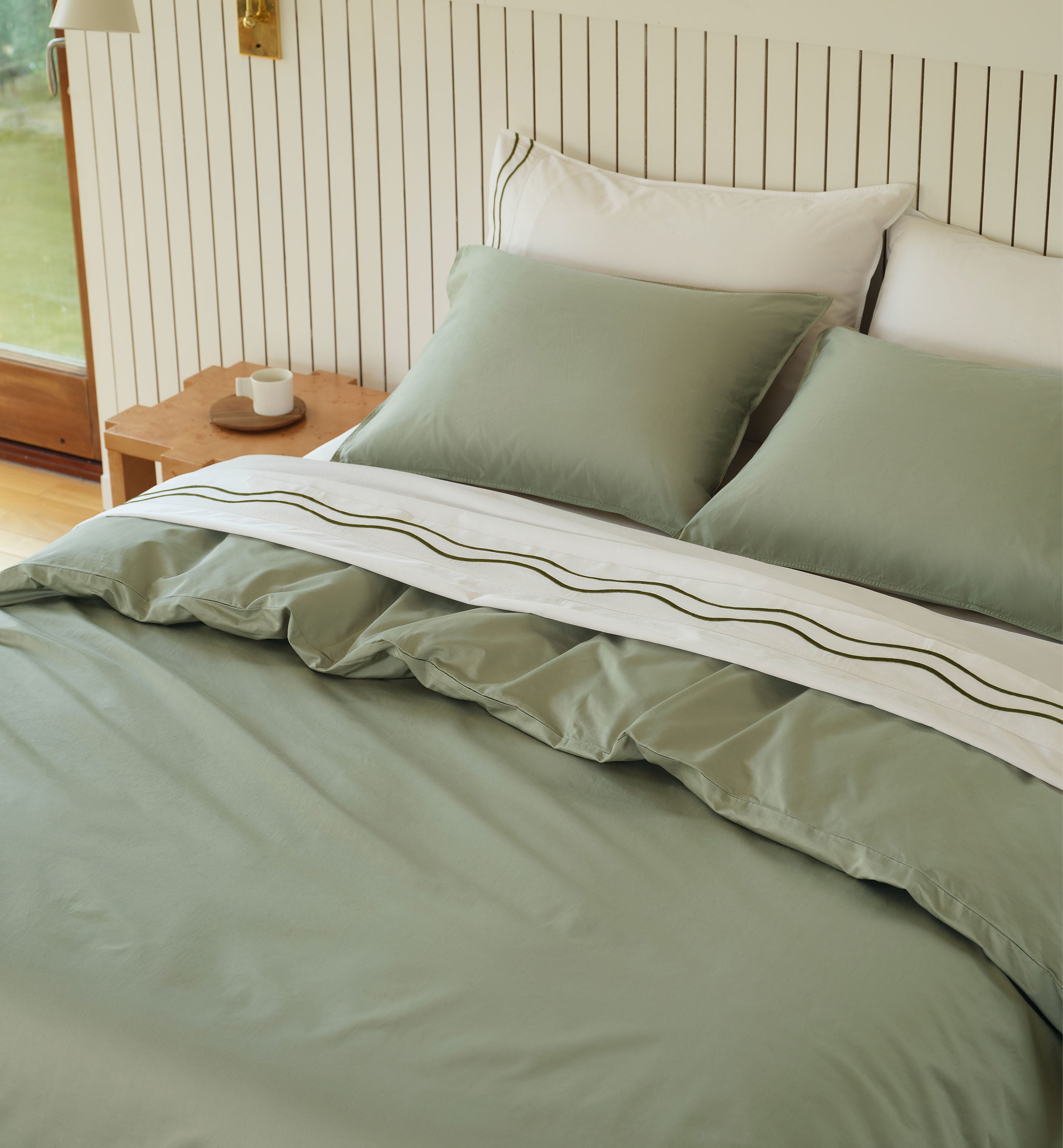 Pure Supima Cotton Sateen Duvet Cover Set