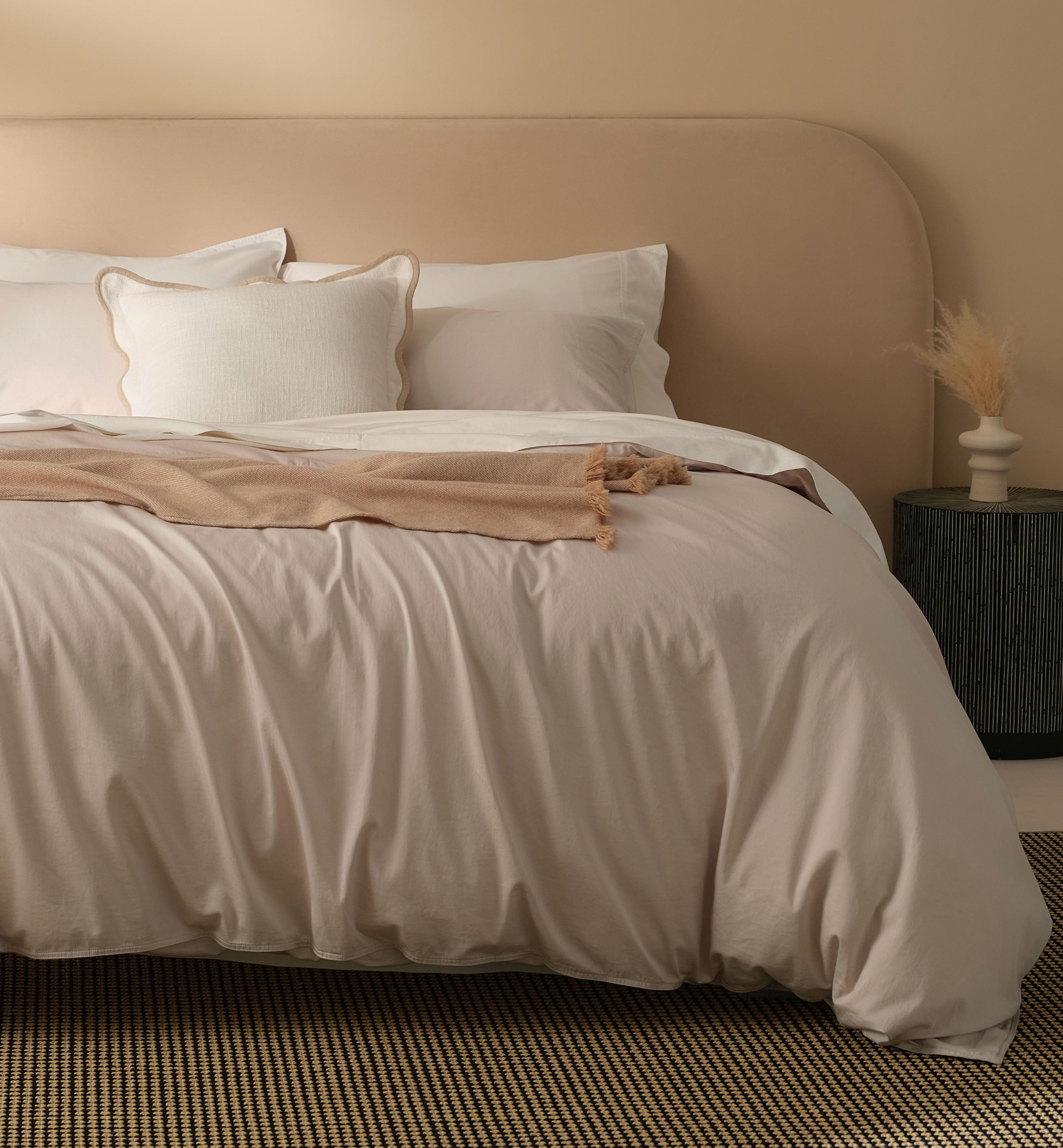 Mongolian Cashmere Cotton Duvet Cover Set