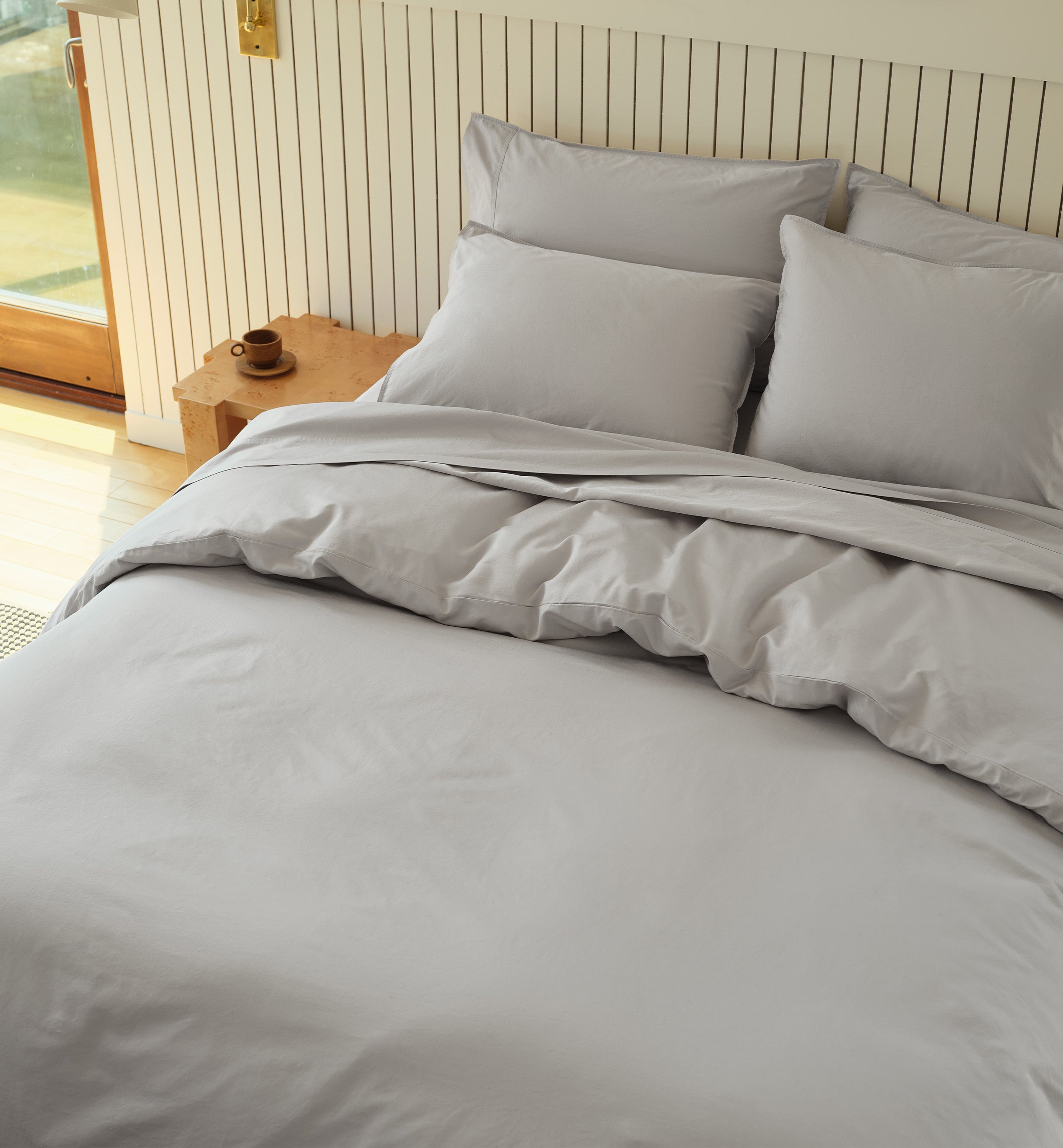 Pure Supima Cotton Sateen Duvet Cover Set