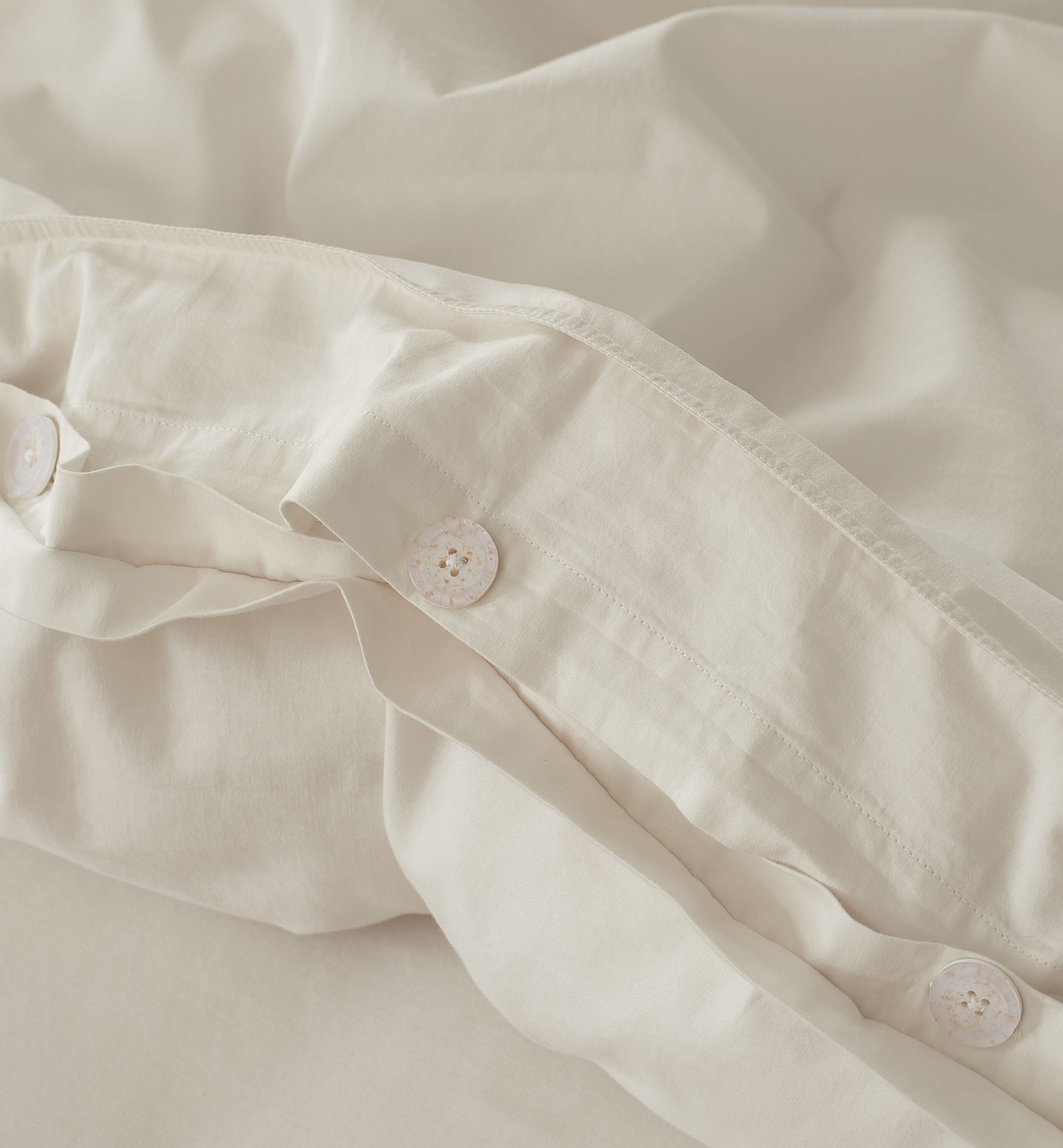 Organic Cotton Duvet Cover Set - Double Stitch By Bedsure