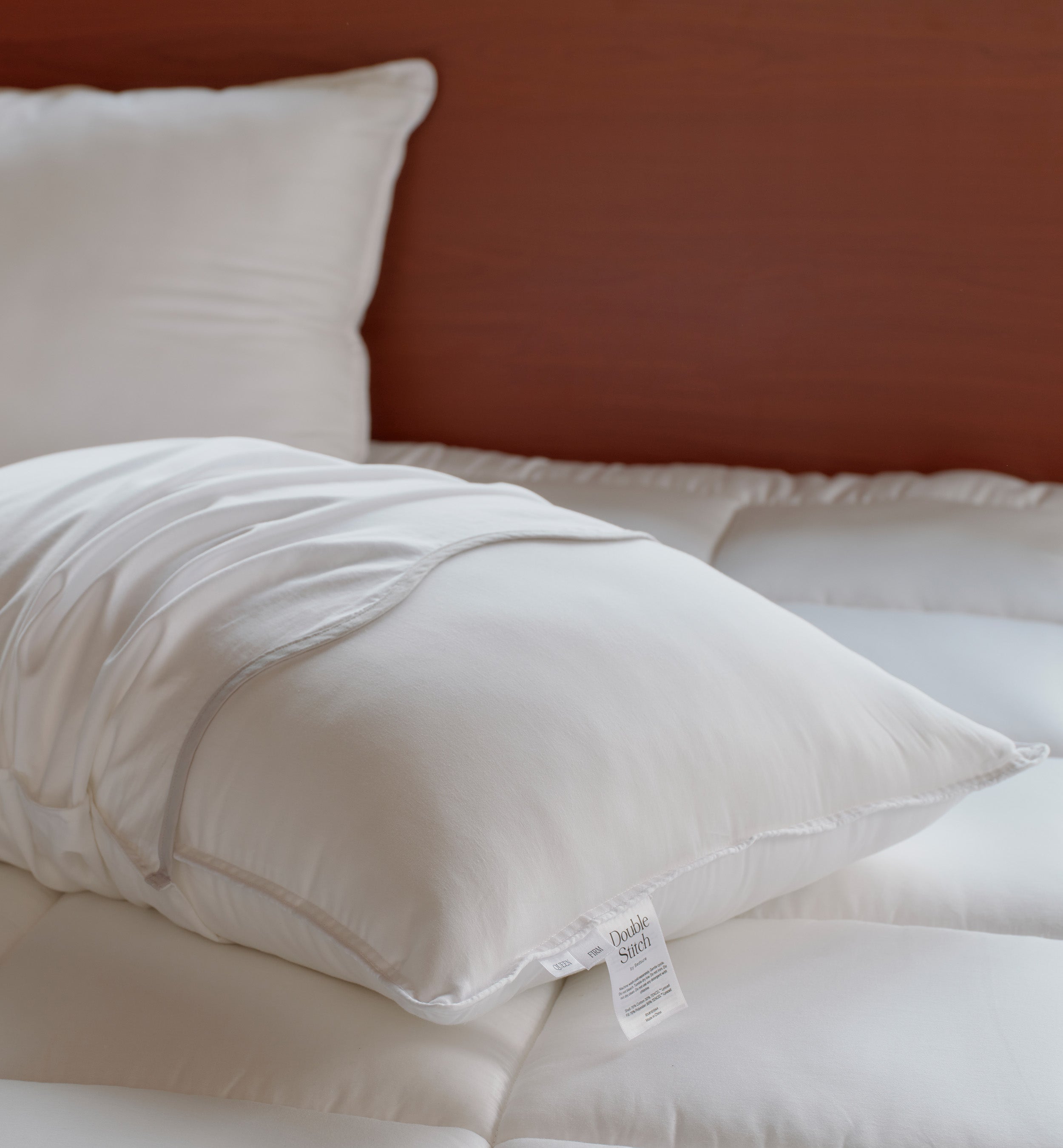 Cotton TENCEL™ Down Alternative Pillow - Double Stitch By Bedsure