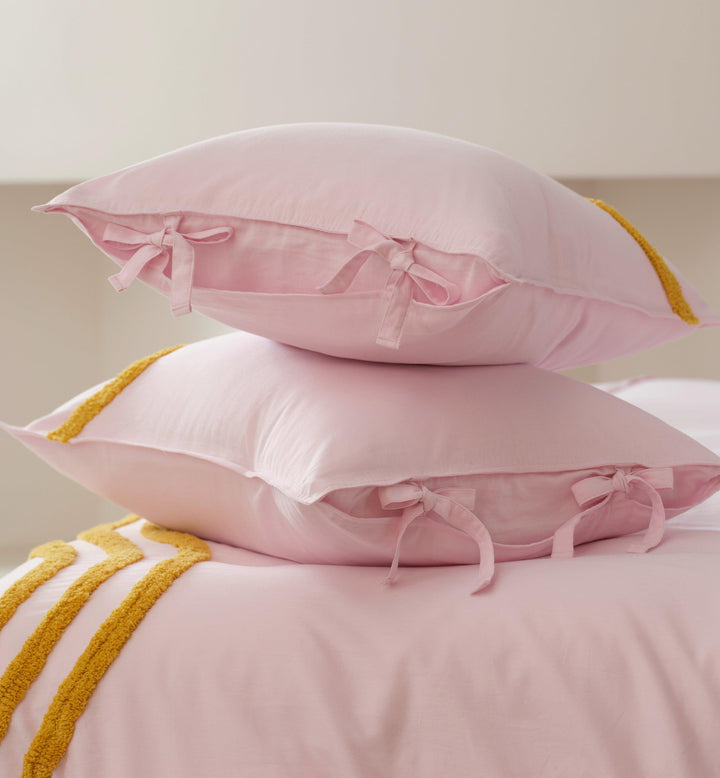 Cotton Tufted Duvet Cover Set - Double Stitch By Bedsure