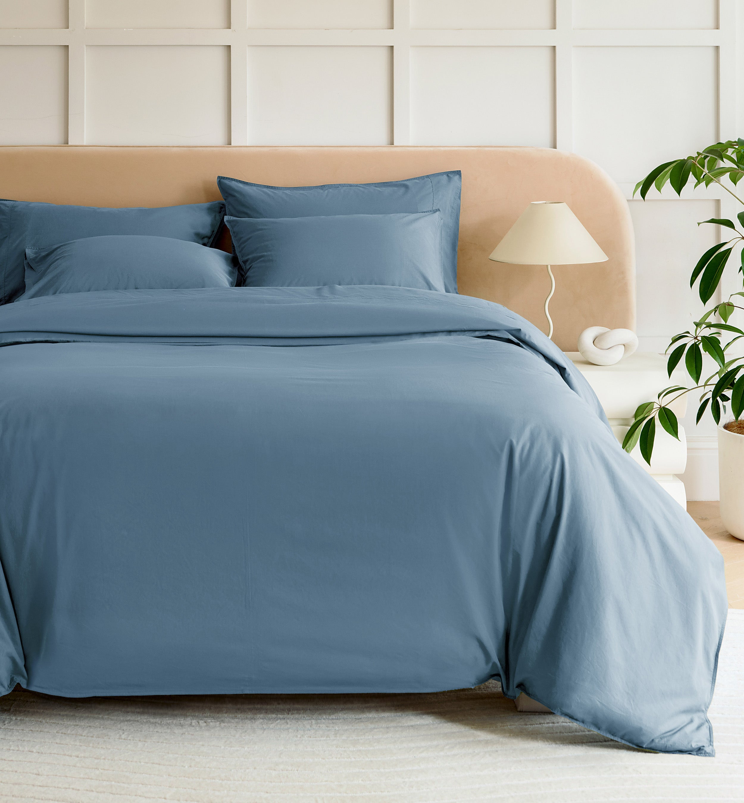 Cotton TENCEL™ Percale Duvet Cover Set - Double Stitch By Bedsure