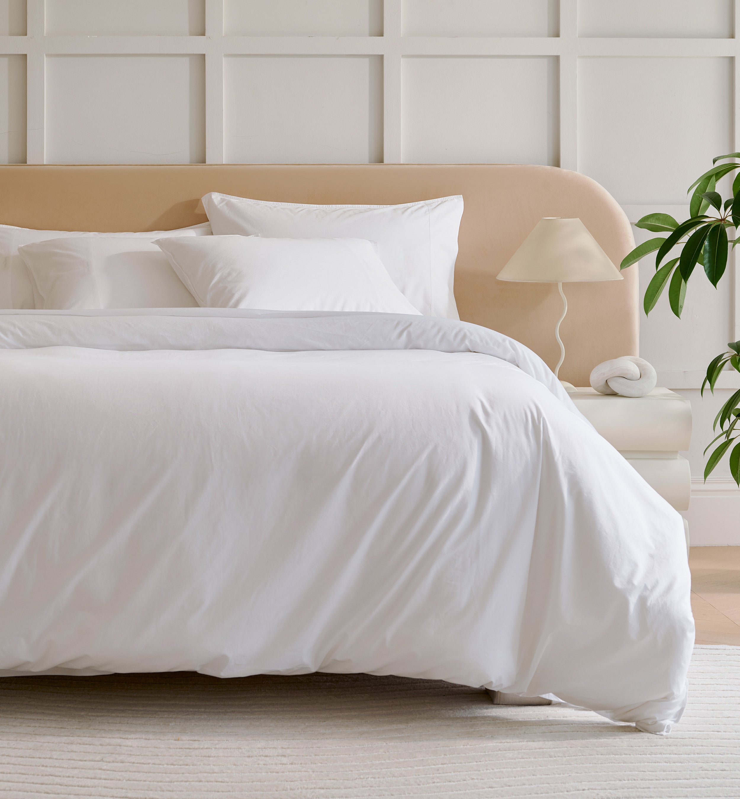 Cotton TENCEL™ Percale Duvet Cover Set - Double Stitch By Bedsure