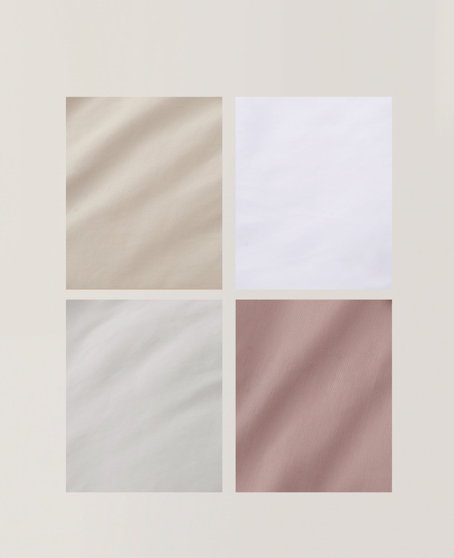 Cotton TENCEL™ Sateen Fabric Swatch - Double Stitch By Bedsure