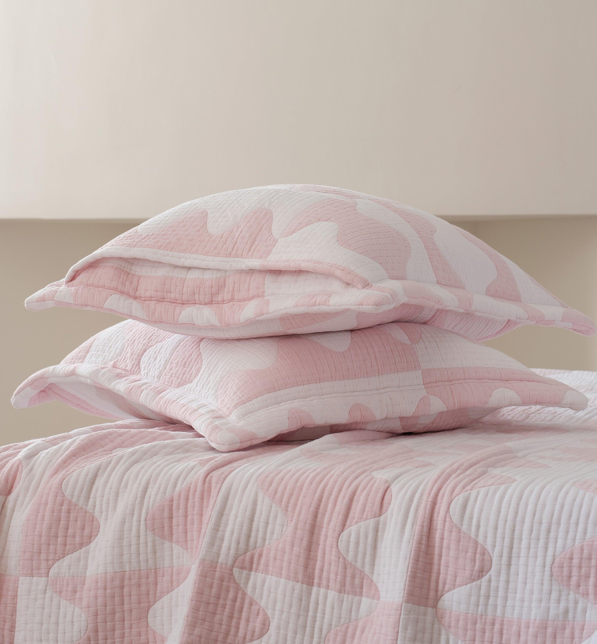 Matelasse Wave Coverlet Set - Double Stitch By Bedsure